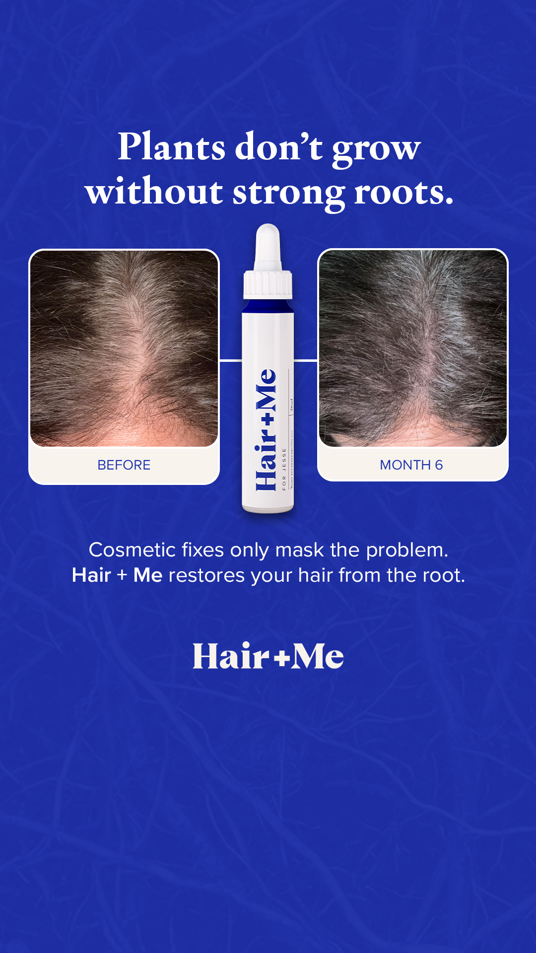 Hair + Me Facebook ad