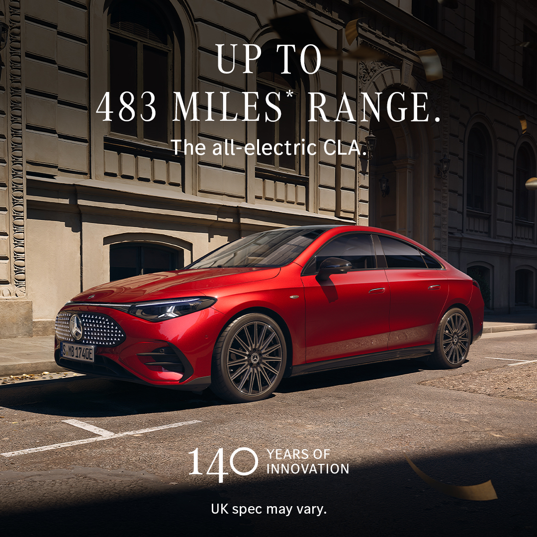 Mercedes-Benz Cars UK Facebook ad: The all-electric CLA is our most intelligent car…