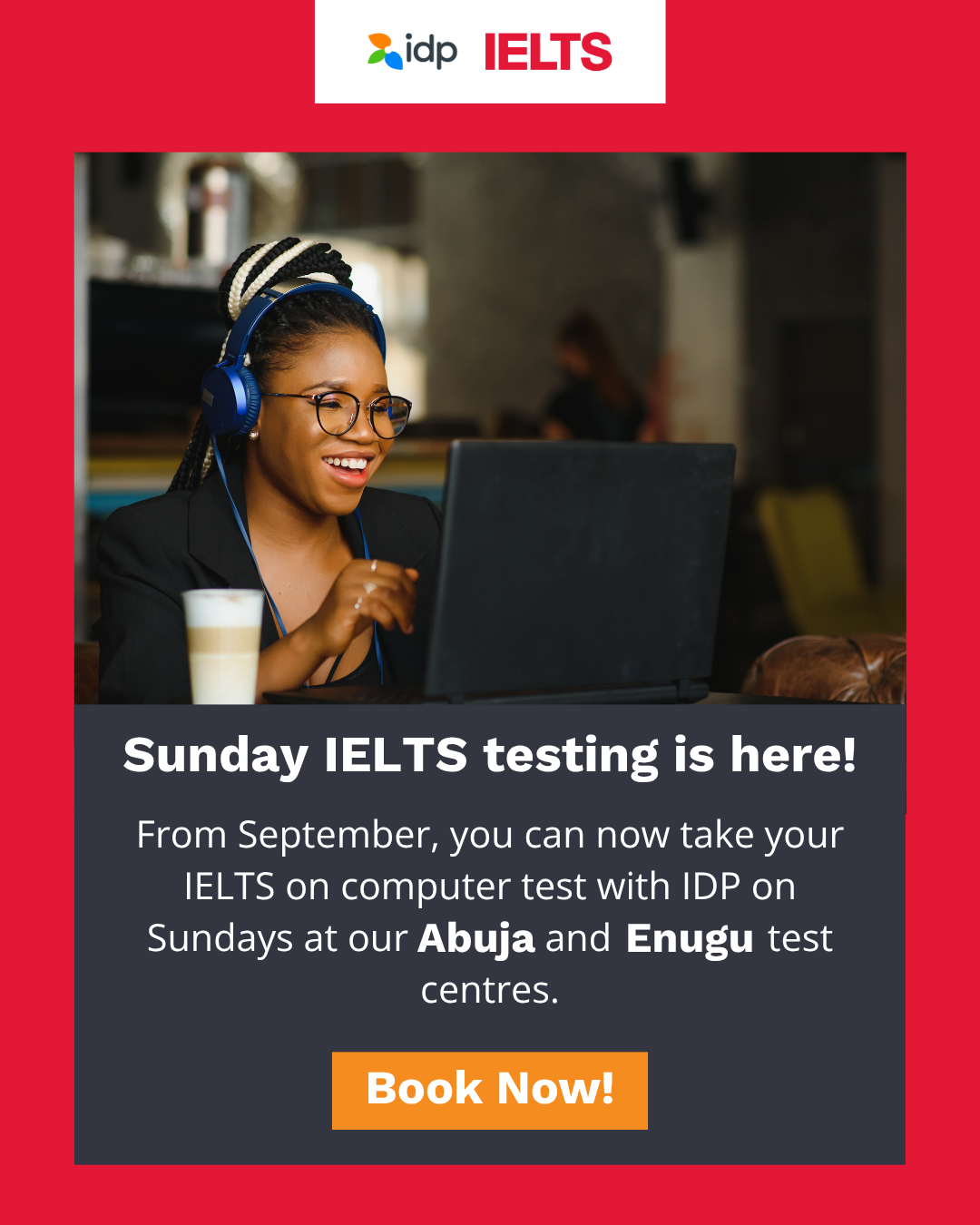 IELTS by IDP Nigeria Facebook ad
