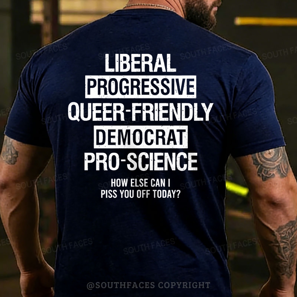 Southfaces Facebook ad: Progressive Liberal Democrat Statement Tee