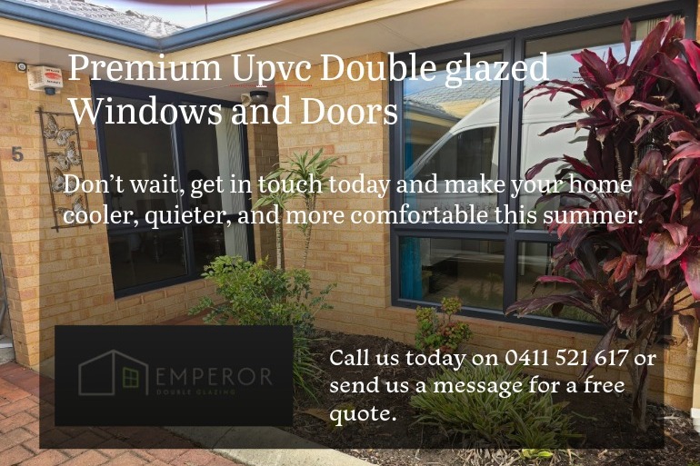 Emperor Double Glazing Facebook ad: Summer’s Coming. Stay Cool with uPVC Double Glazing!