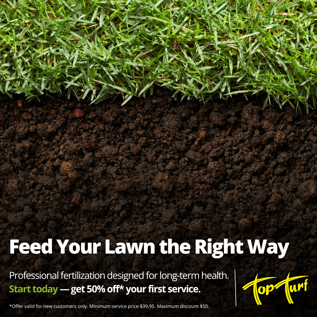 Top Turf Lawn Care and Pest Management Facebook ad