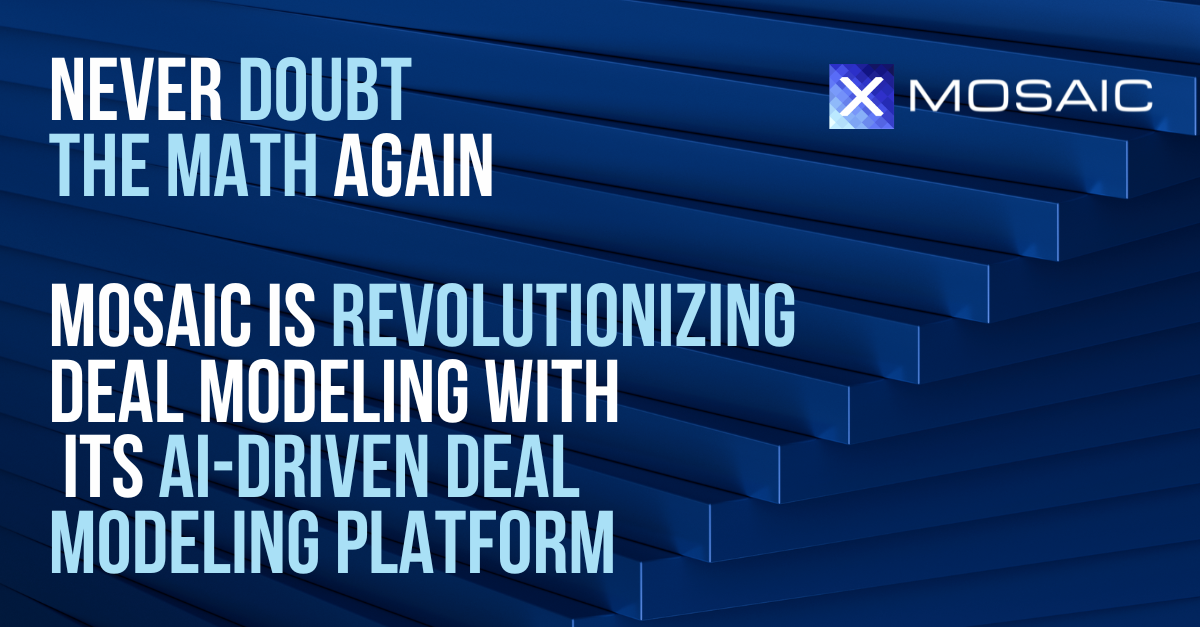 Overheard on Wall Street Facebook ad: Start modeling faster with Mosaic today
