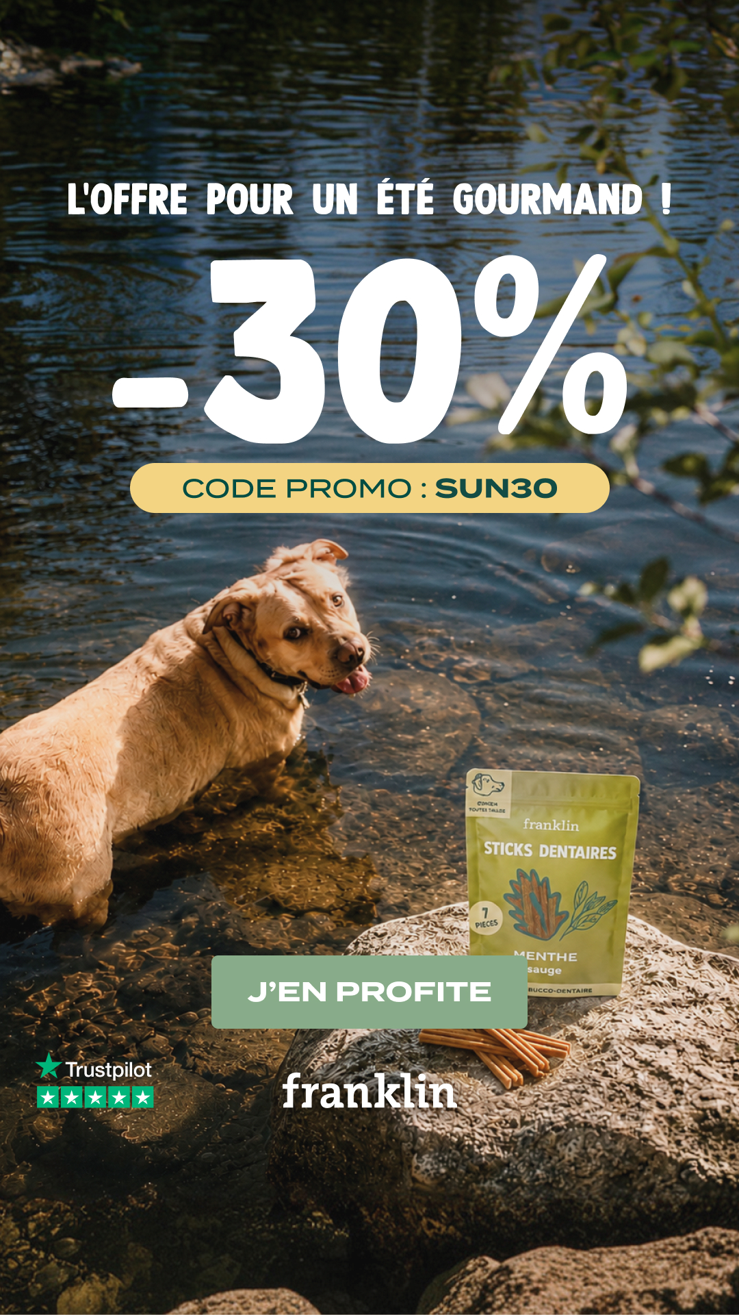 Franklin Pet Food Facebook ad