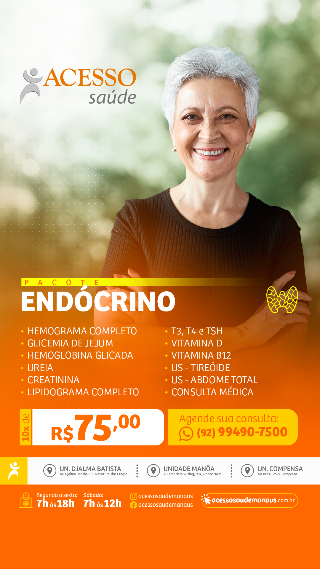 Acesso Saúde - Manaus Facebook ad from Apr 29, 2026