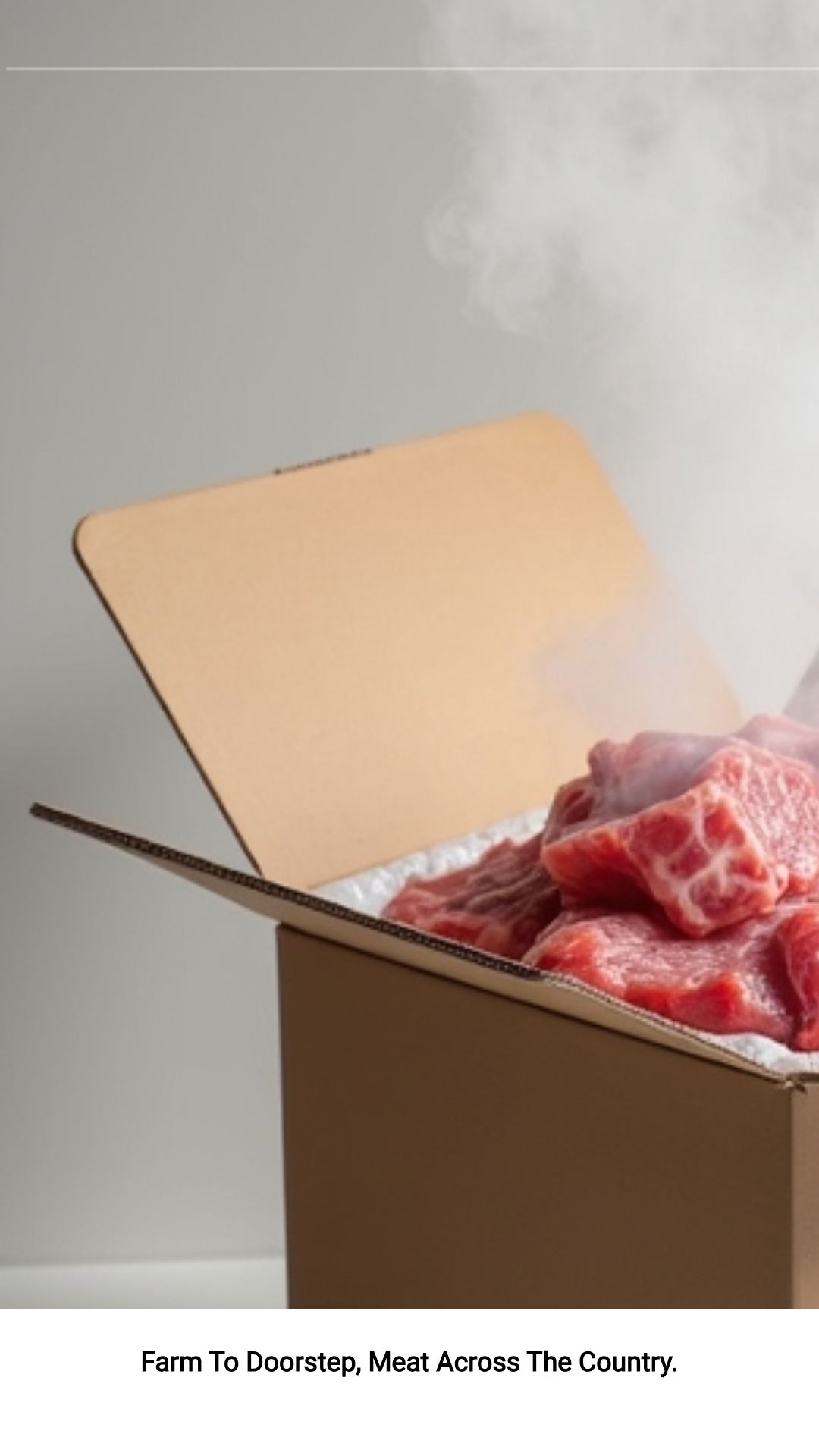 QuickSearches Resurgence Facebook ad: Nationwide Home Meat Delivery!
