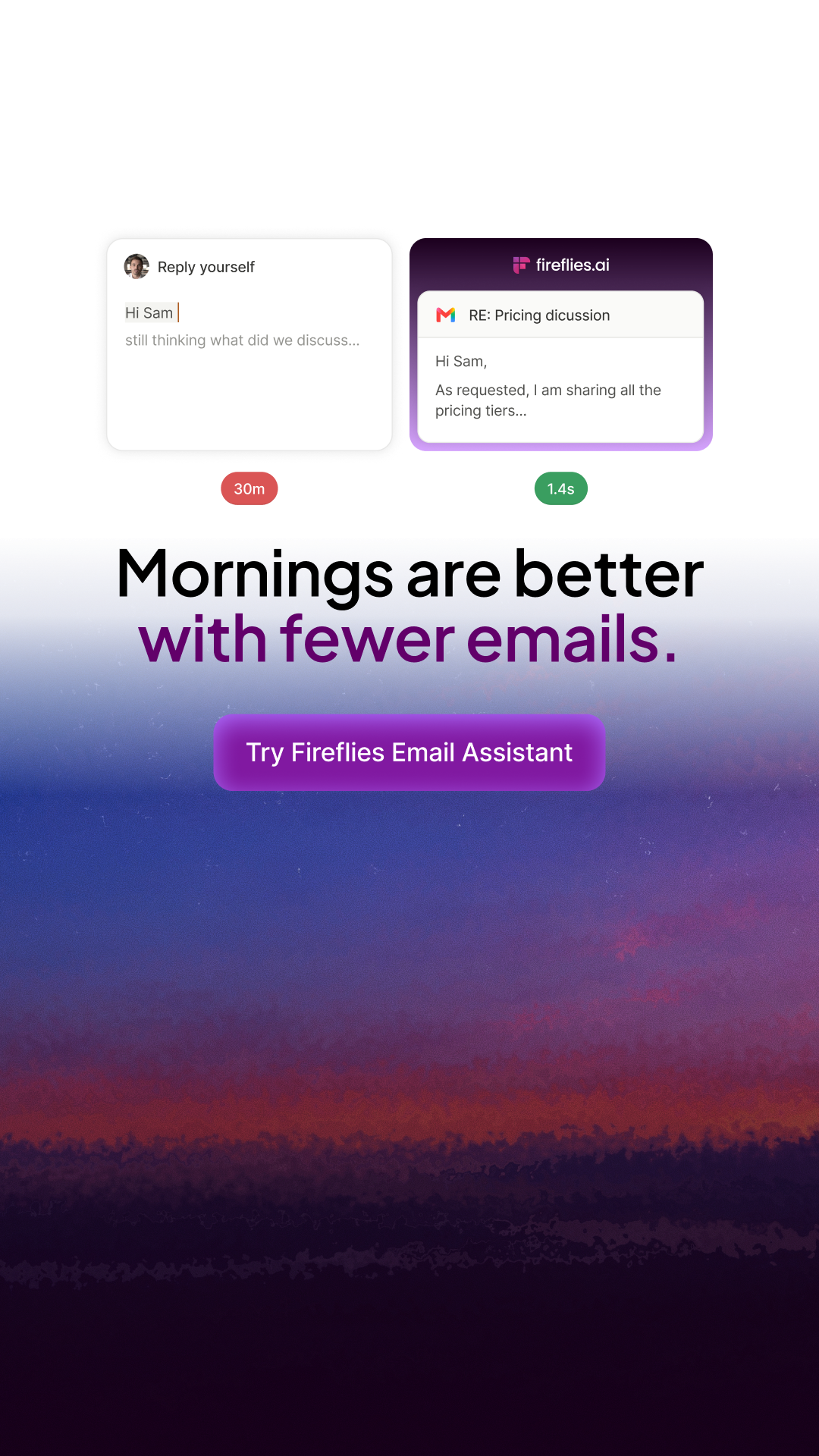 Fireflies.ai Facebook ad
