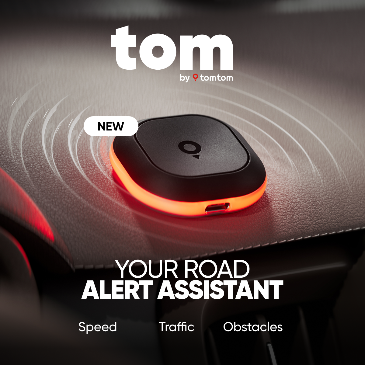 TomTomDrivers Facebook ad: Tom by TomTom Alerts You