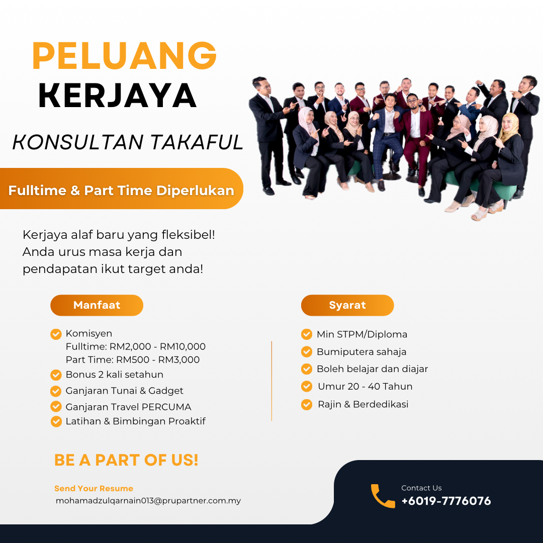 ZulQ Takaful Recruiter Facebook ad: Hubungi saya segera