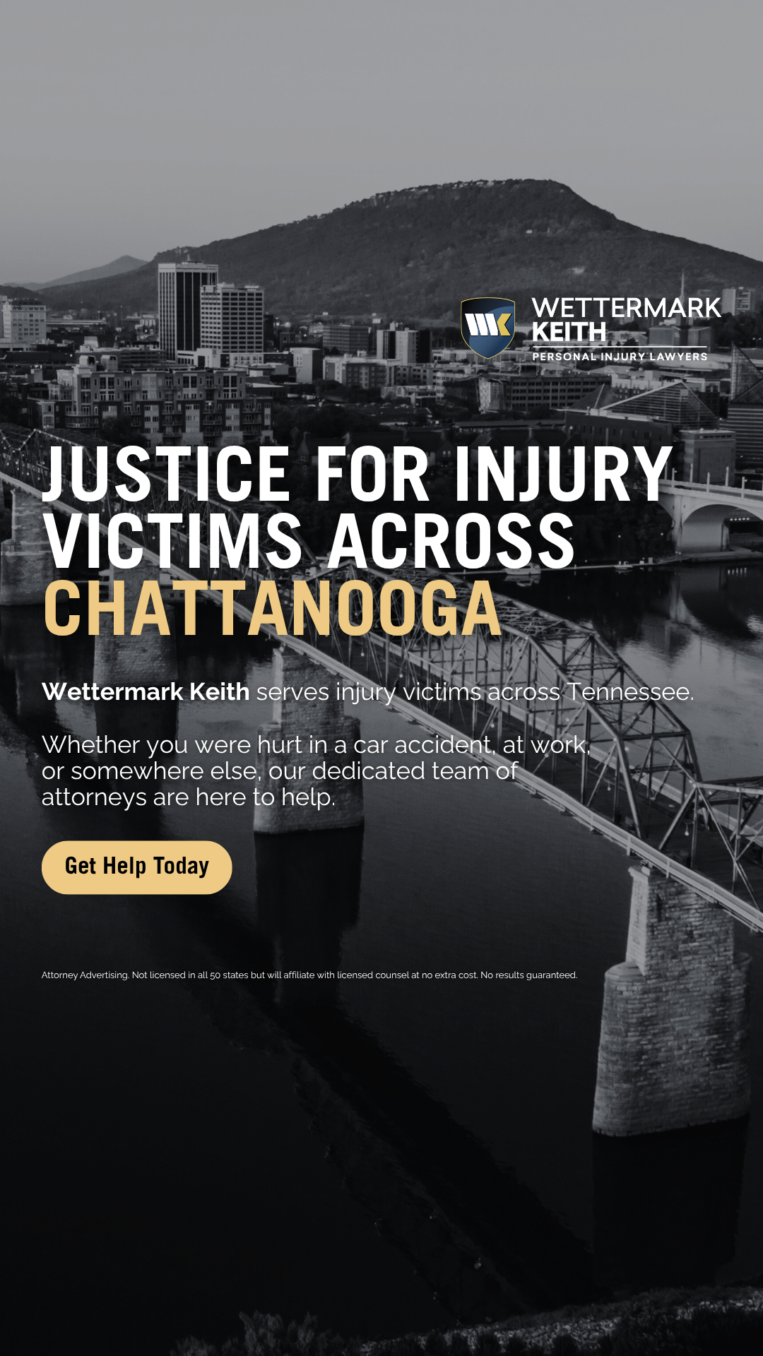 Wettermark Keith Personal Injury Lawyers Facebook ad