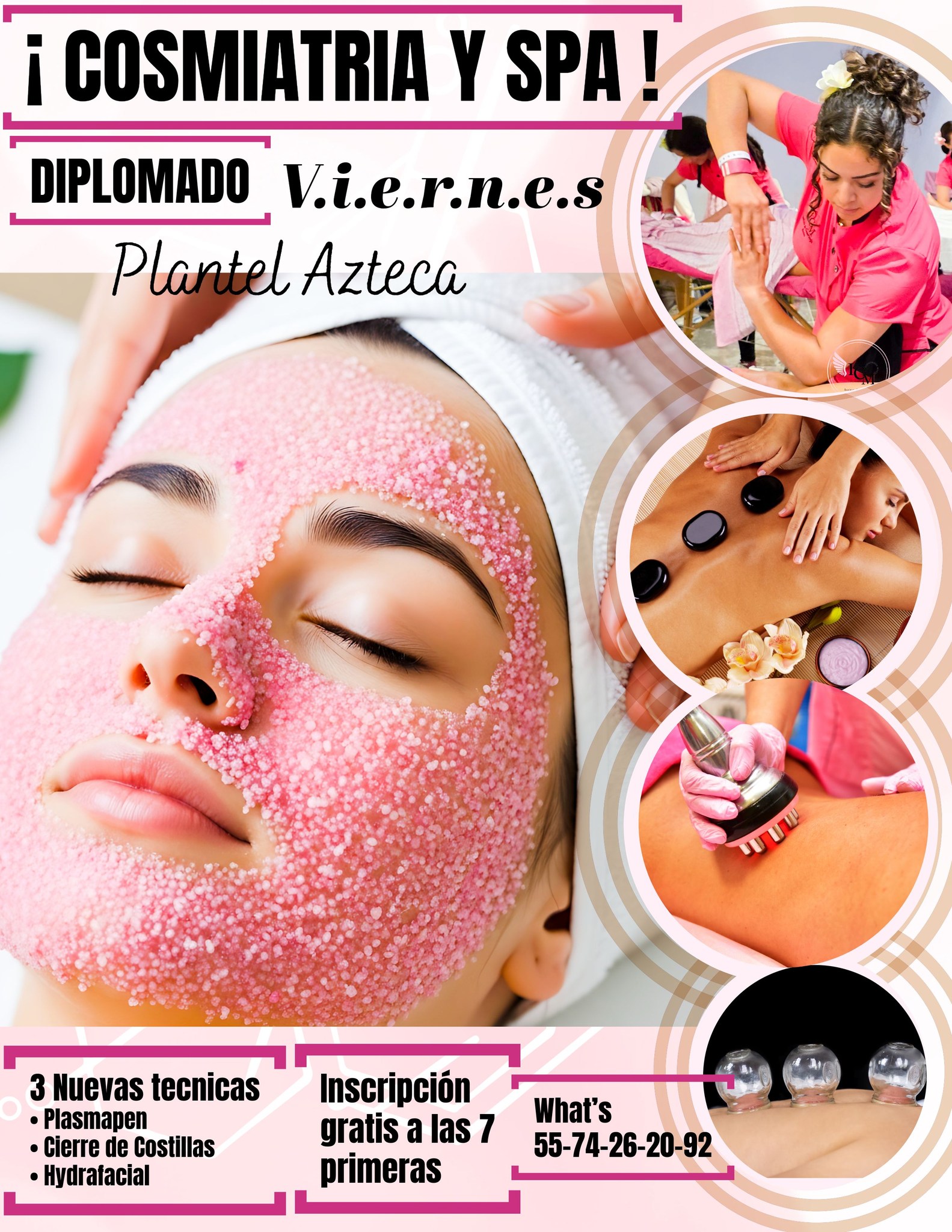 Cosmetología México Instituto. Plantel Azteca Facebook ad: INSCRIPCIÓN GRATIS Y NUEVAS TECNICAS