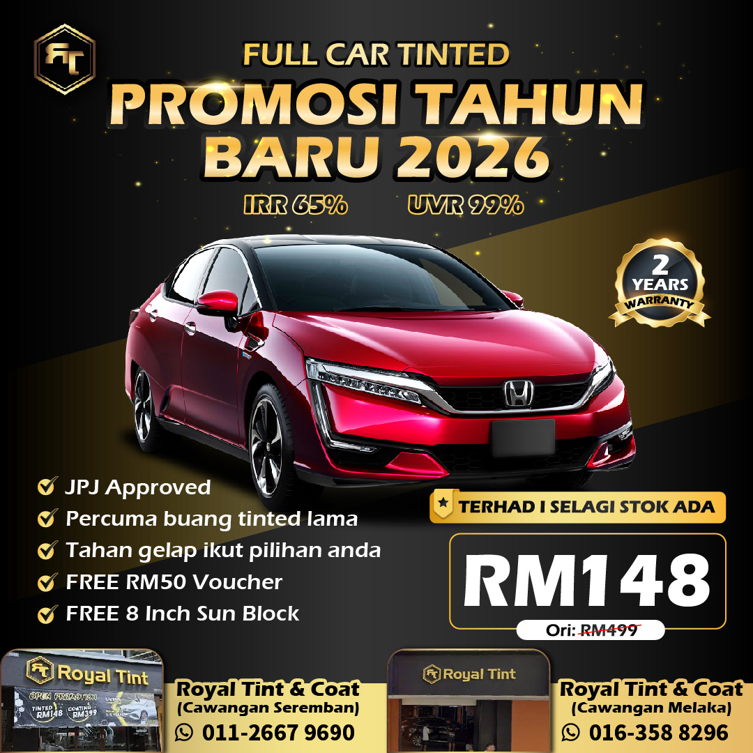 Royal Tint & Coat - Seremban 2 Facebook ad: PM Kite Skrg