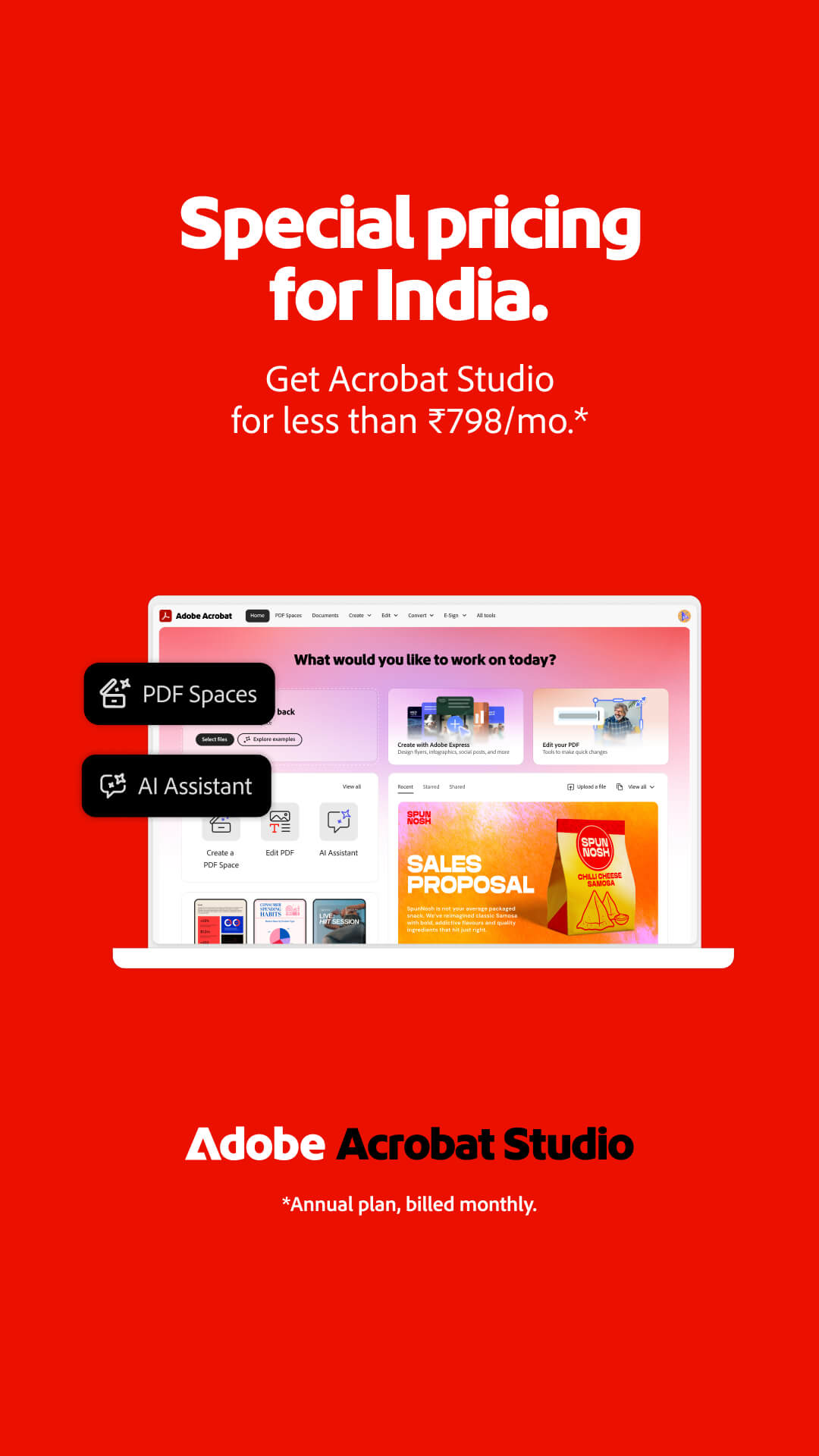 Adobe Acrobat Facebook ad