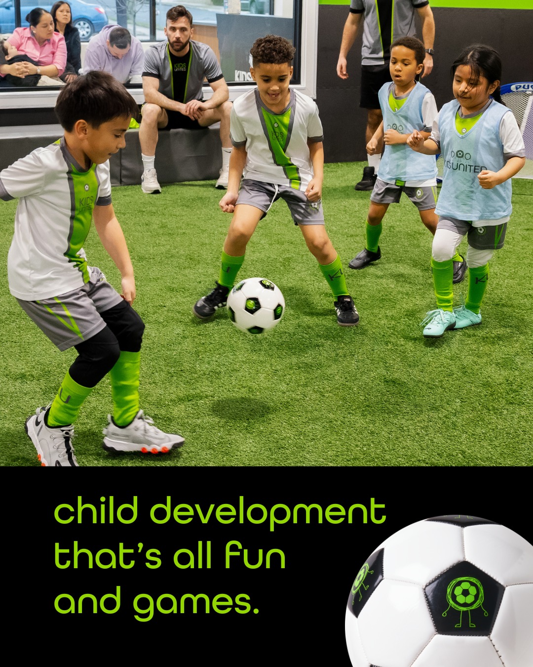 KidsUnited - East Louisville Facebook ad: Smiles, skills, and plenty of play come to…