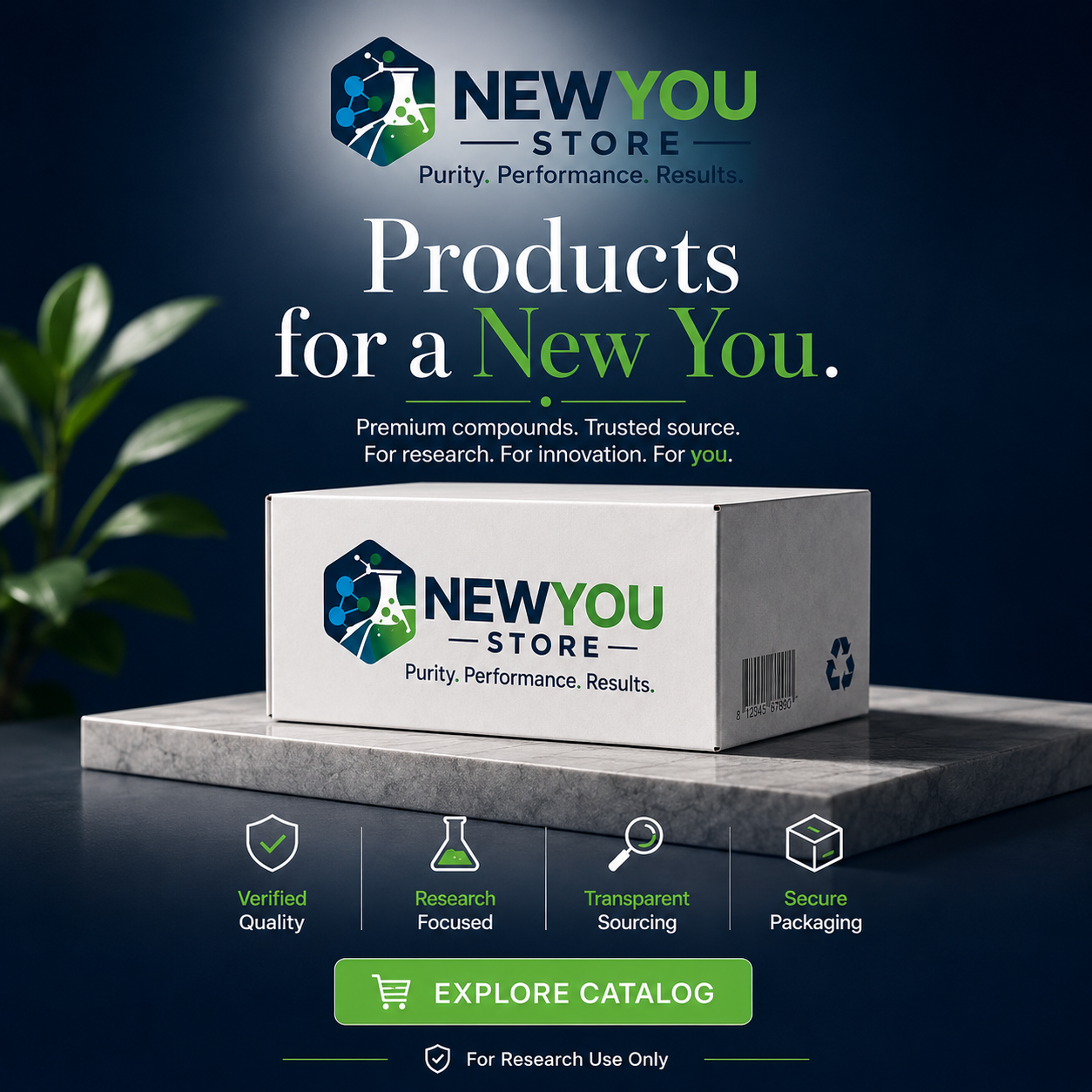 New You store Facebook ad: Quality you can see. Standards you can trust.