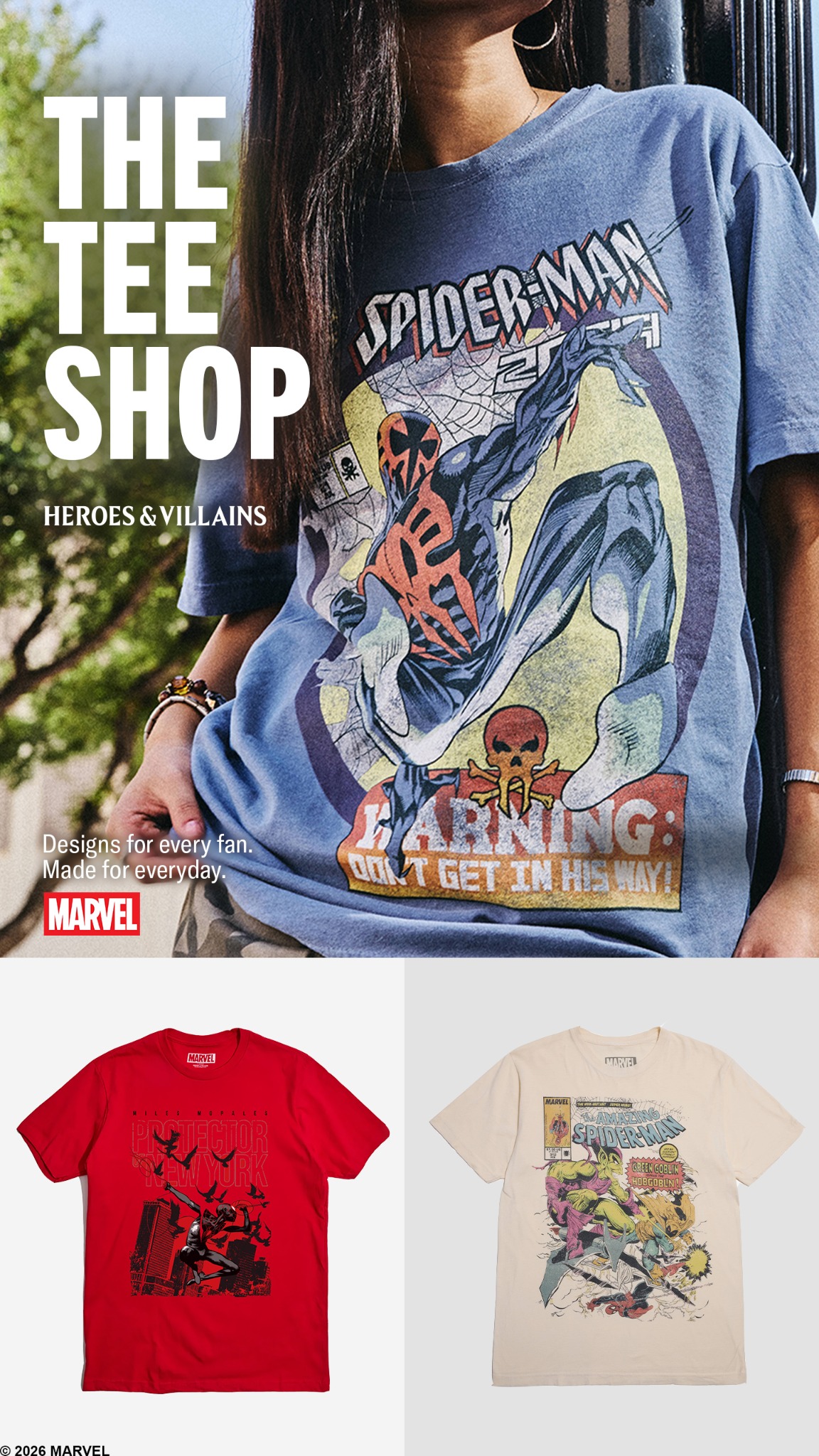 Heroes & Villains Facebook ad