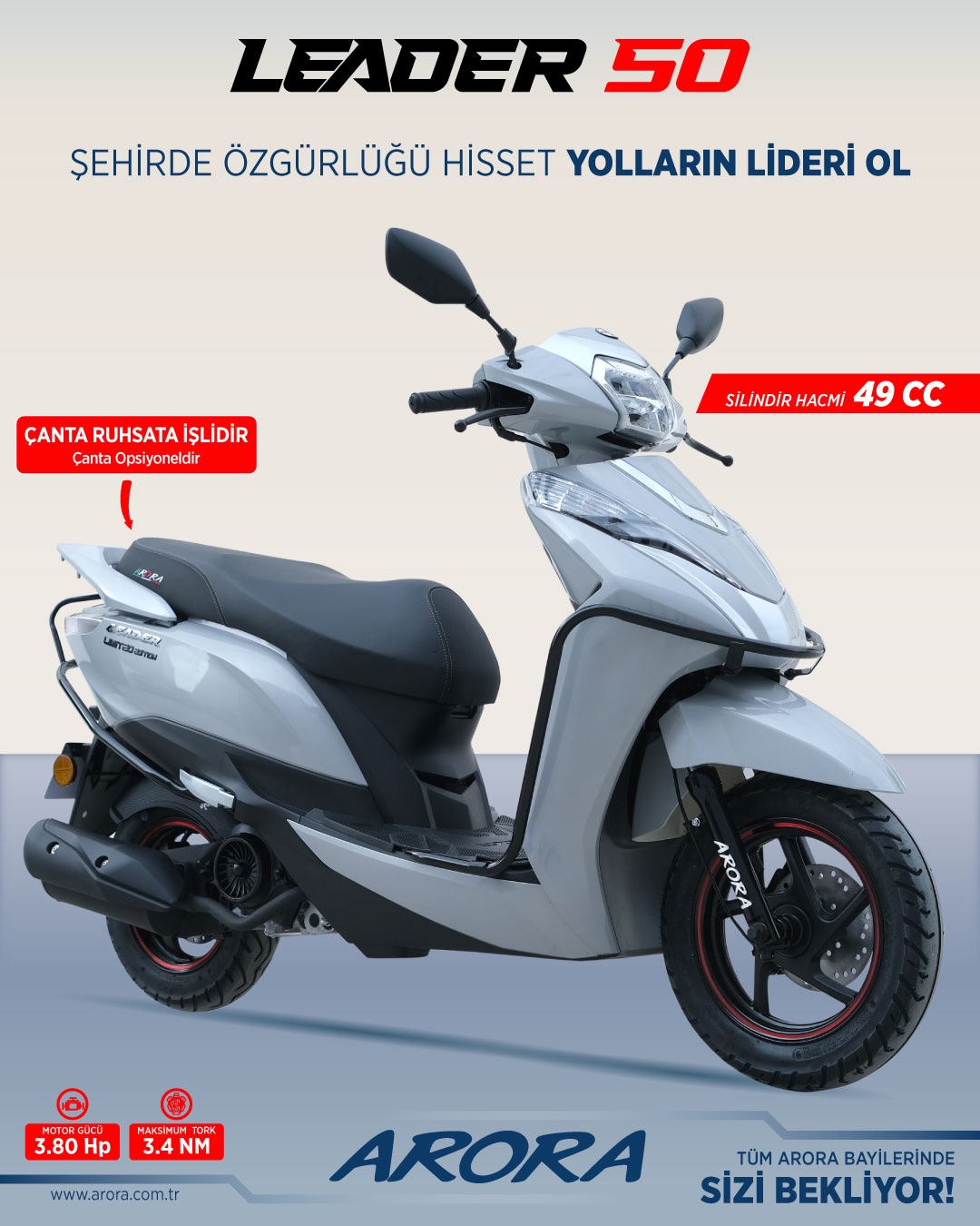 Arora Motosiklet Facebook ad