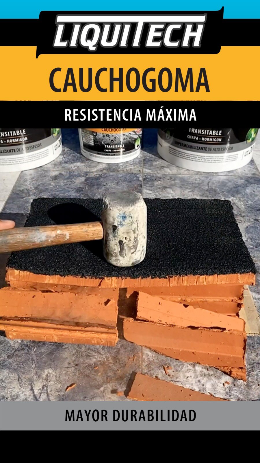 Liquitech Facebook ad: Resistencia que se ve y se siente