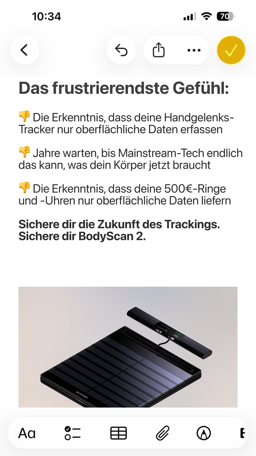 Withings Facebook ad from Sep 15, 2026