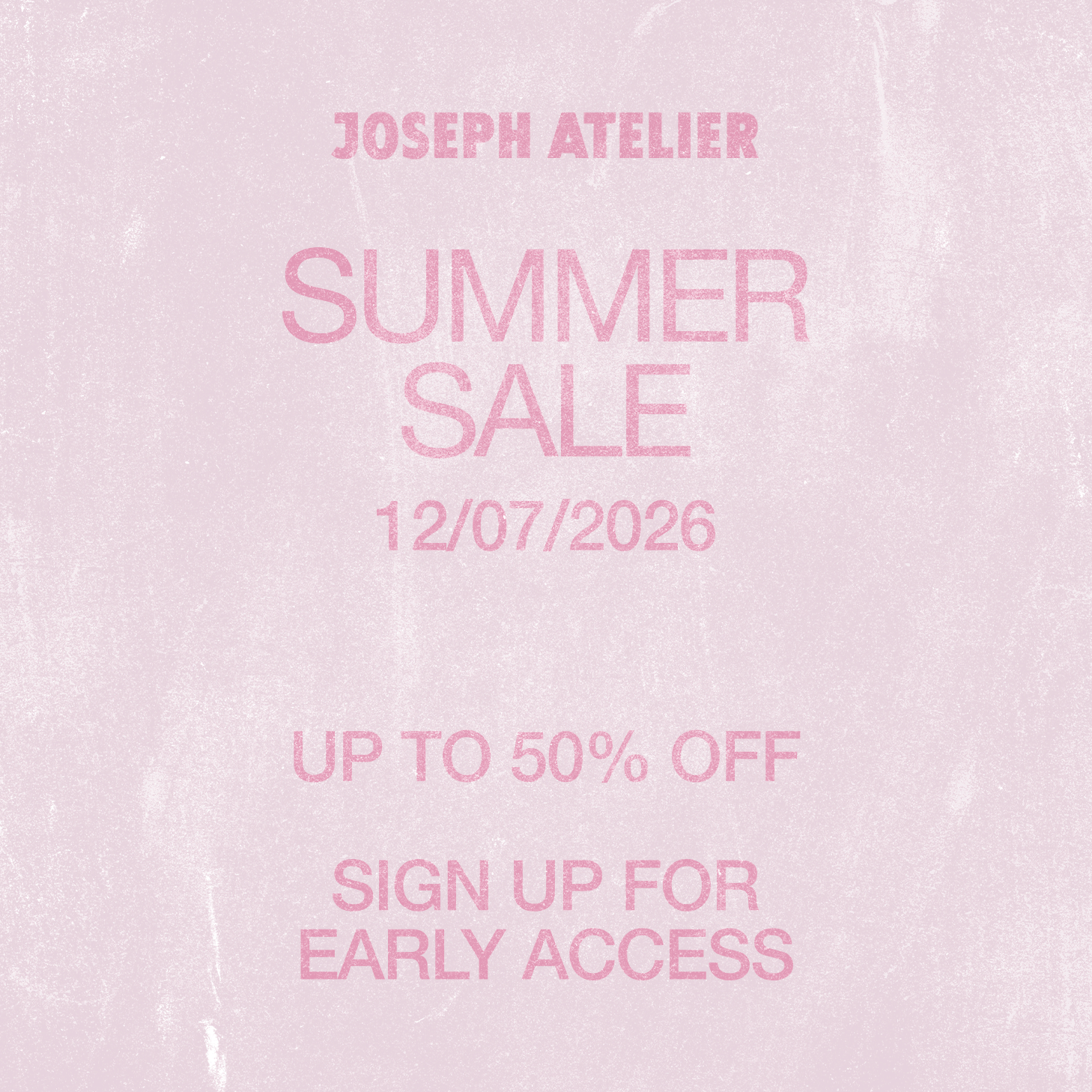 Joseph Atelier Facebook ad