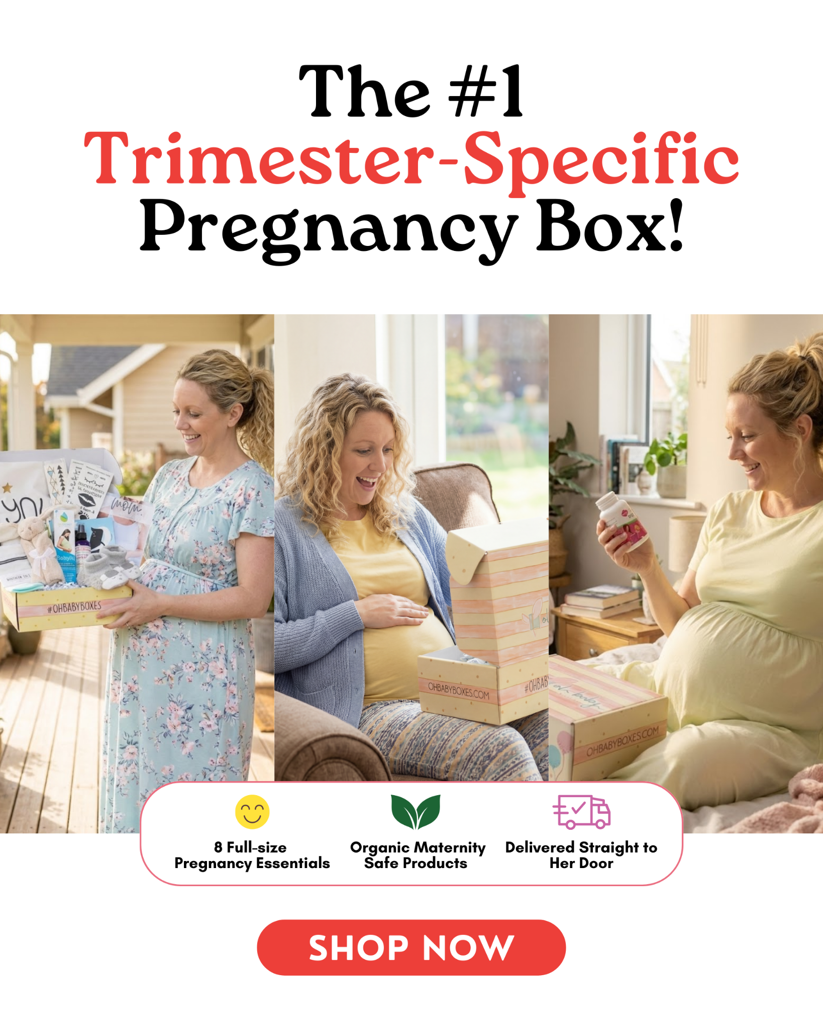 Oh Baby Boxes Facebook ad: #1 Pregnancy Box