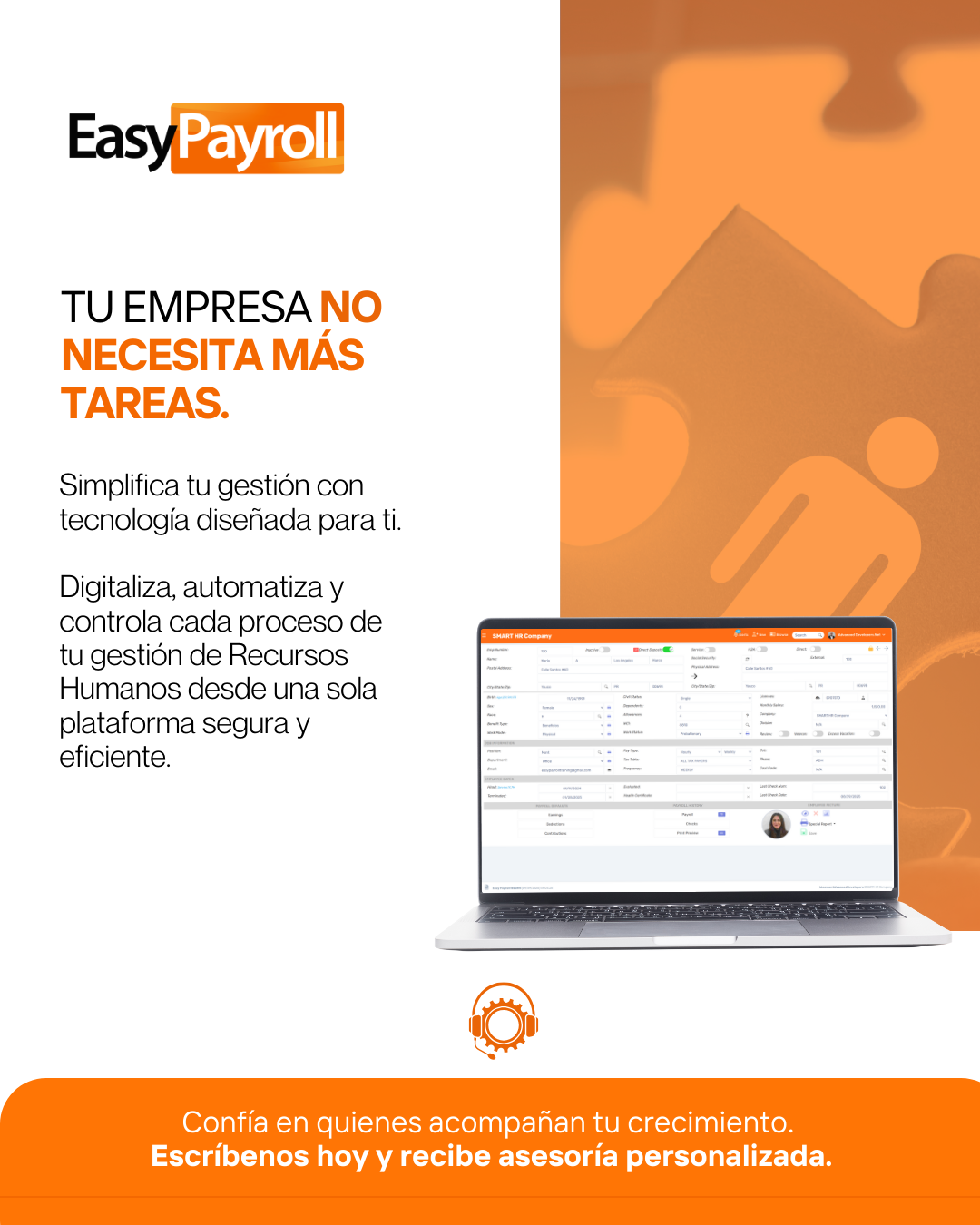 Easy Payroll Facebook ad
