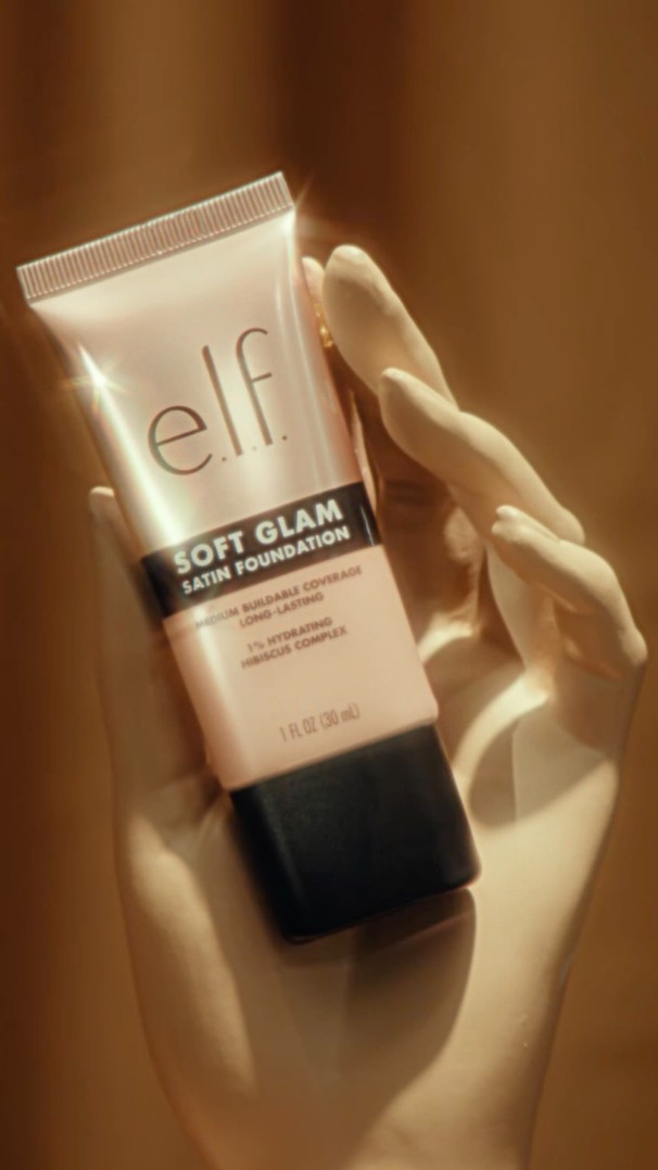 e.l.f. Cosmetics Facebook ad: Unglammy Valley = a place where your neck…