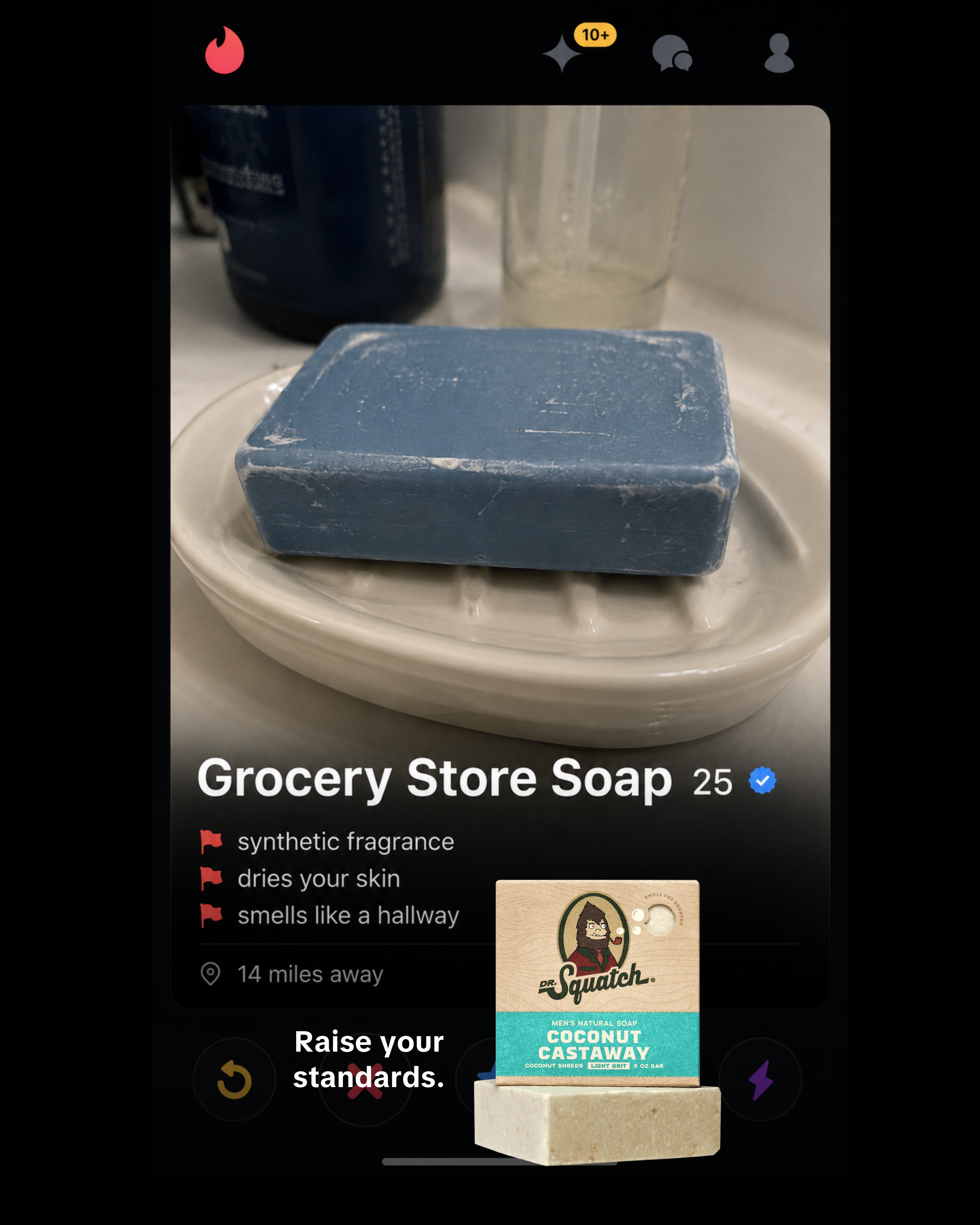 Dr. Squatch Facebook ad