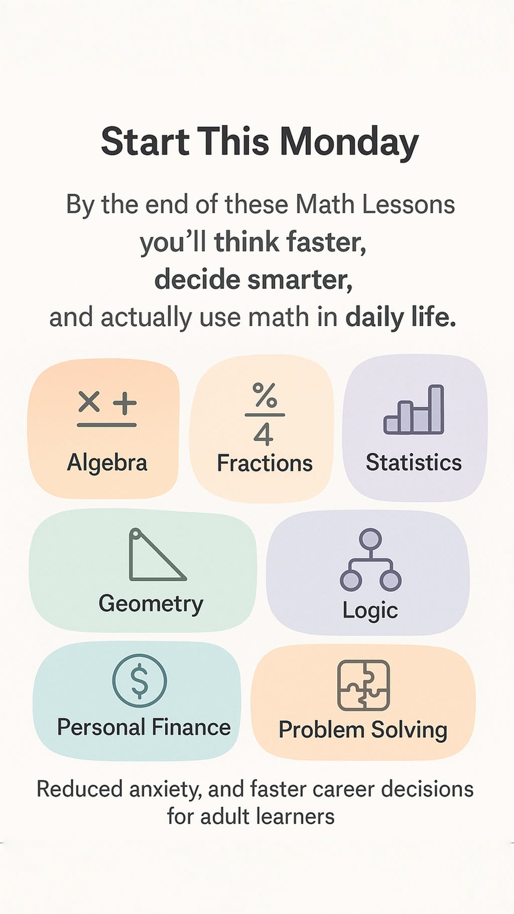 Smart Math Skills Facebook ad: An intelligent person should know this