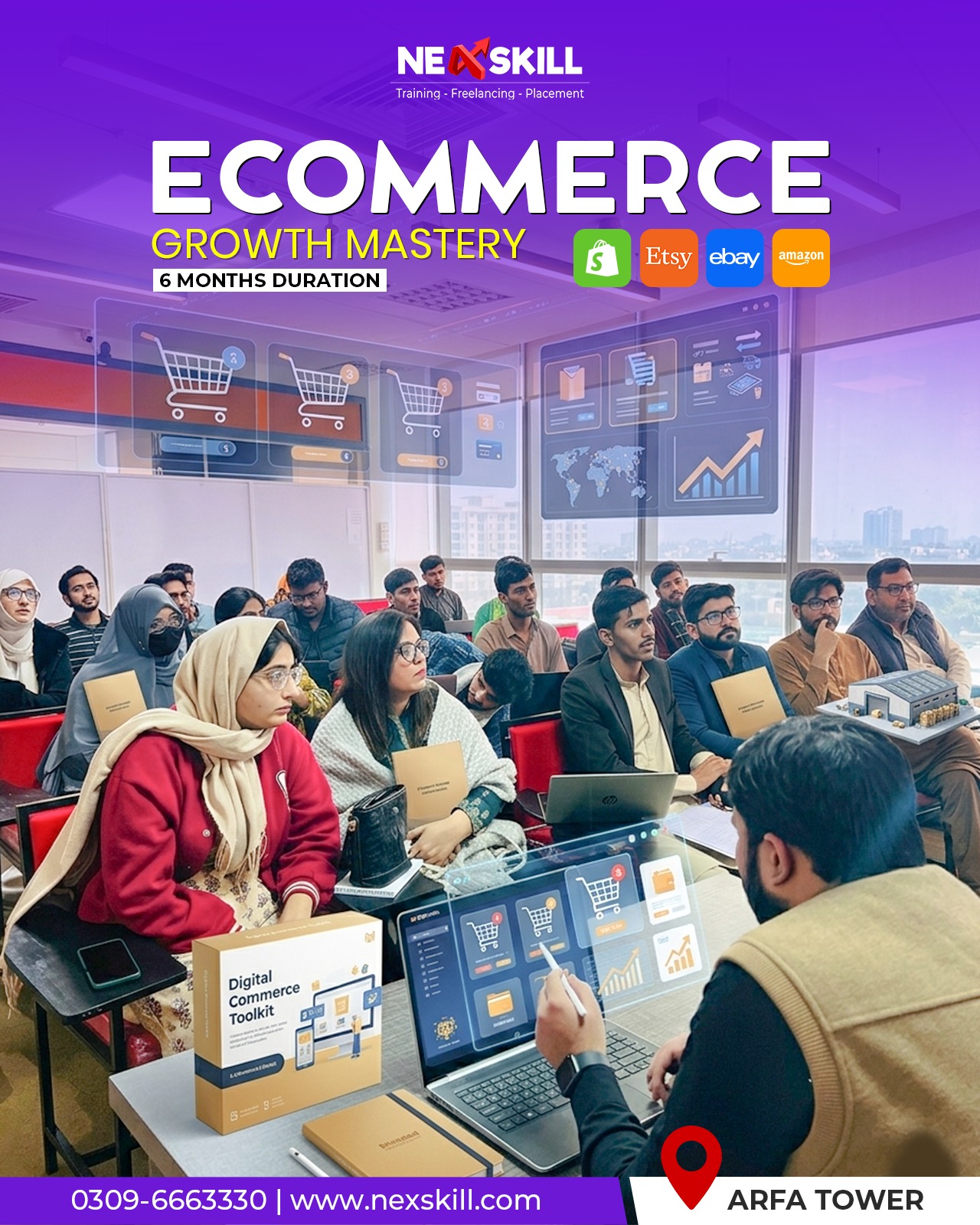 NeXskill - Be Productive Facebook ad