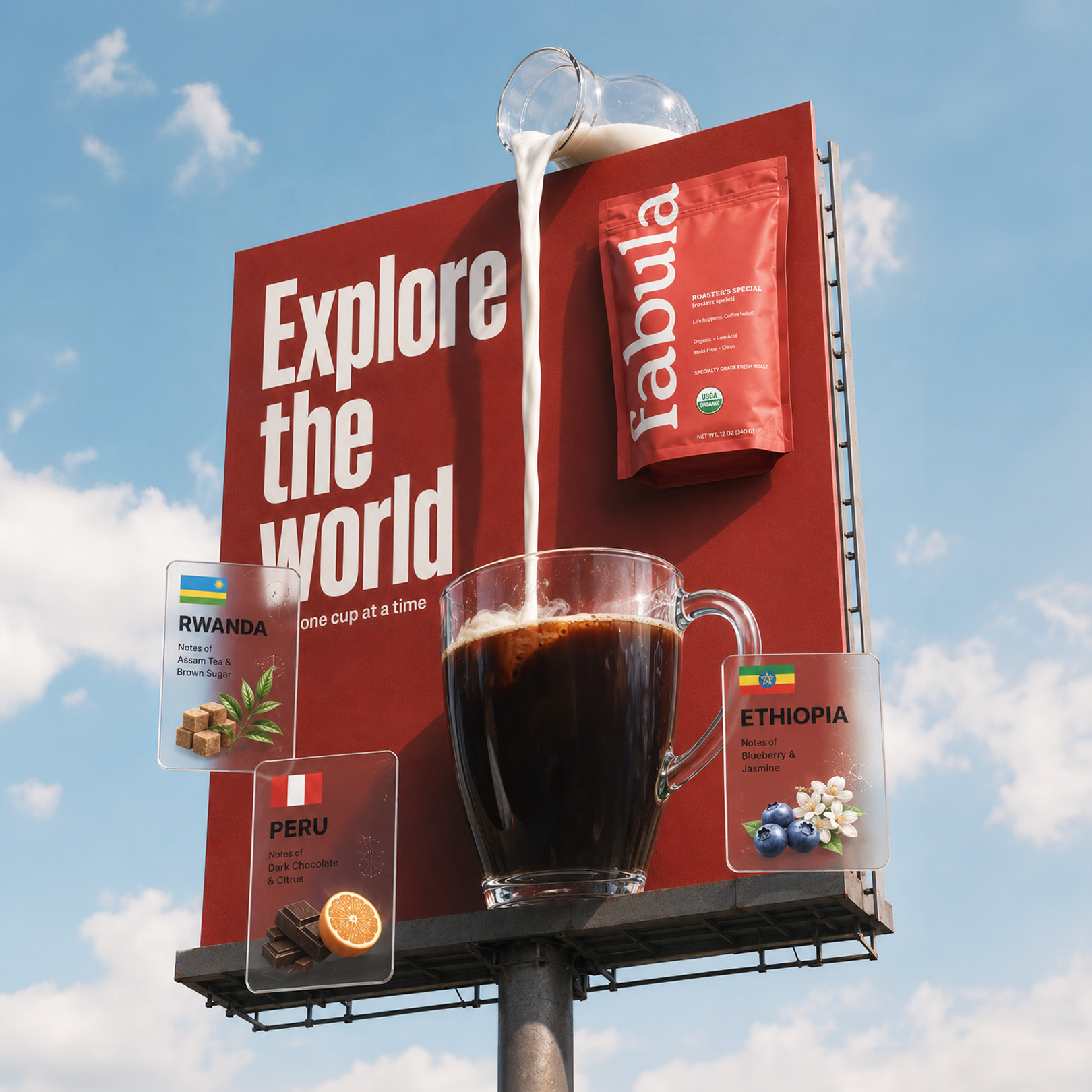Fabula Coffee Facebook ad