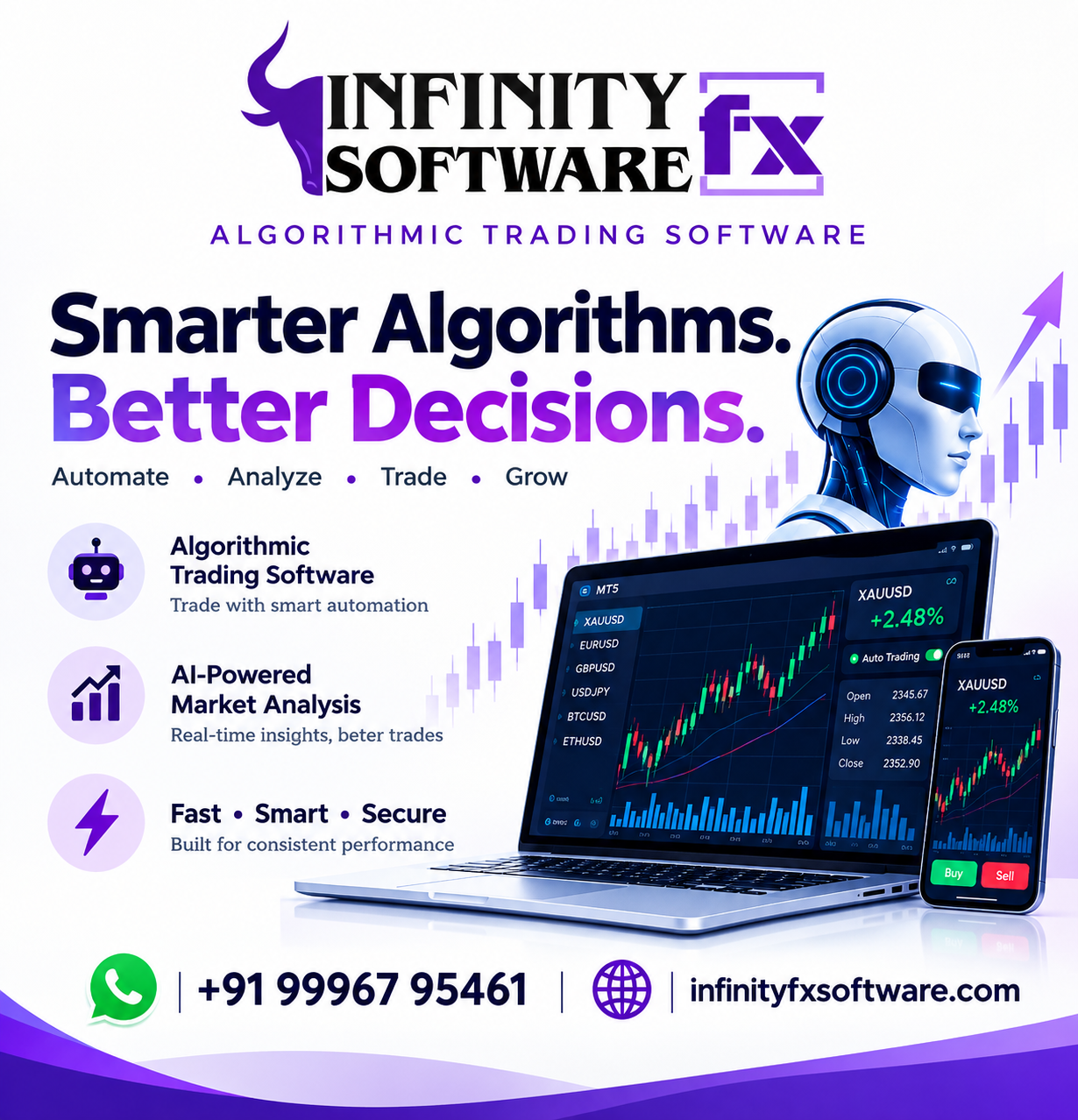 Infinity FX Software Facebook ad: Connect with Infinity fx