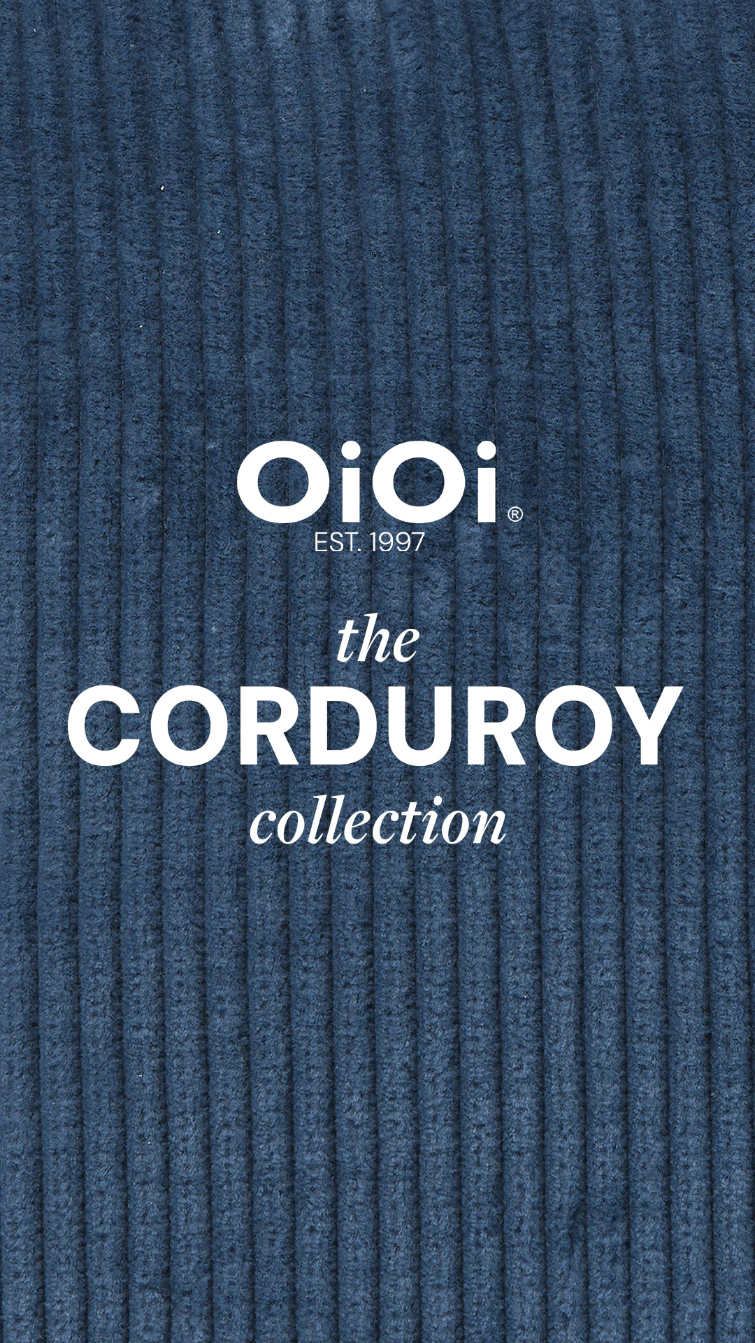 OiOi Facebook ad: New Corduroy Collection