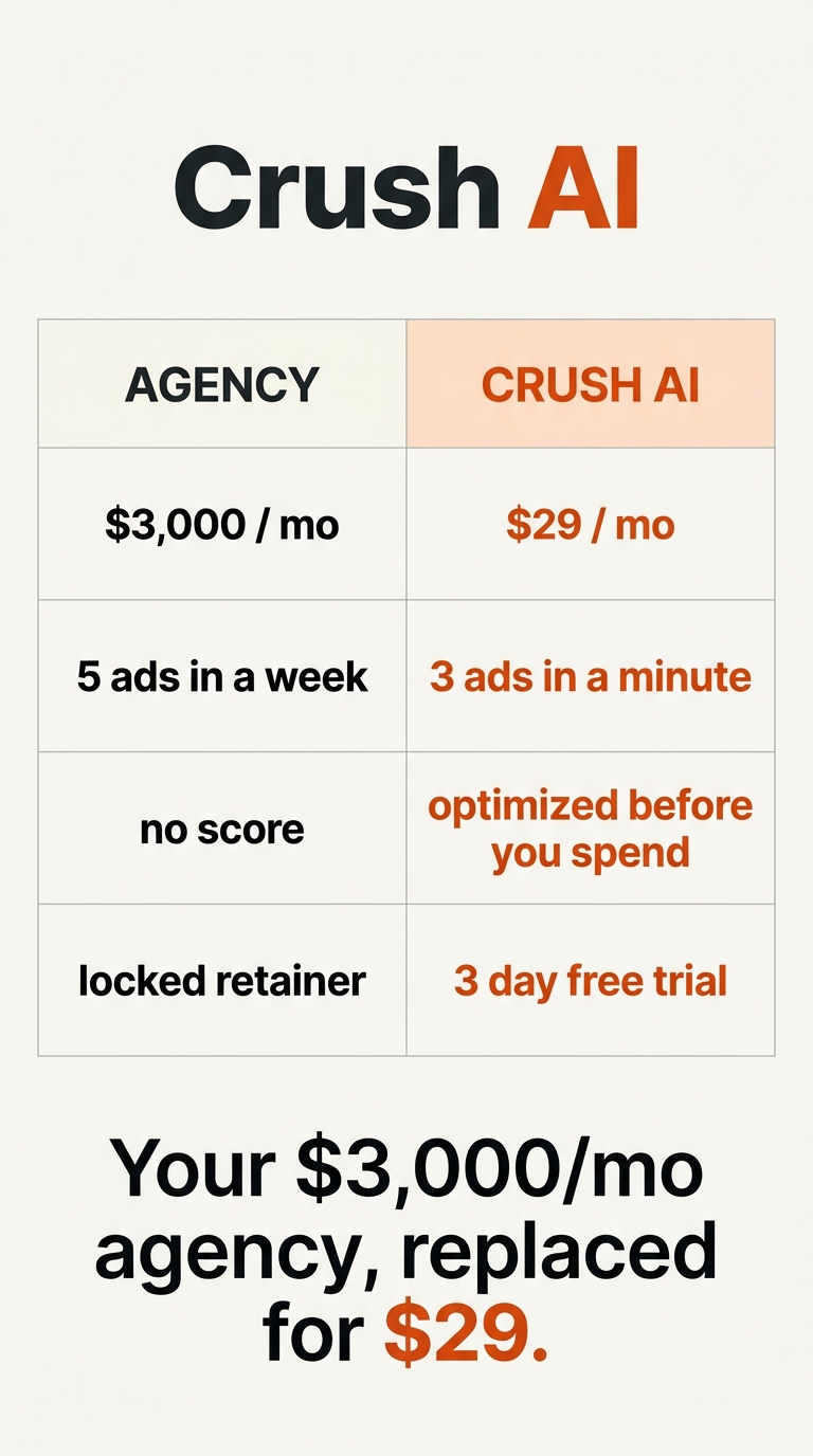 trycrush.ai Facebook ad