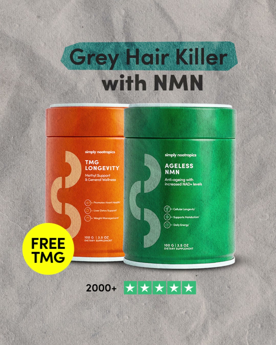 Simply Nootropics Facebook ad from Jul 27, 2026