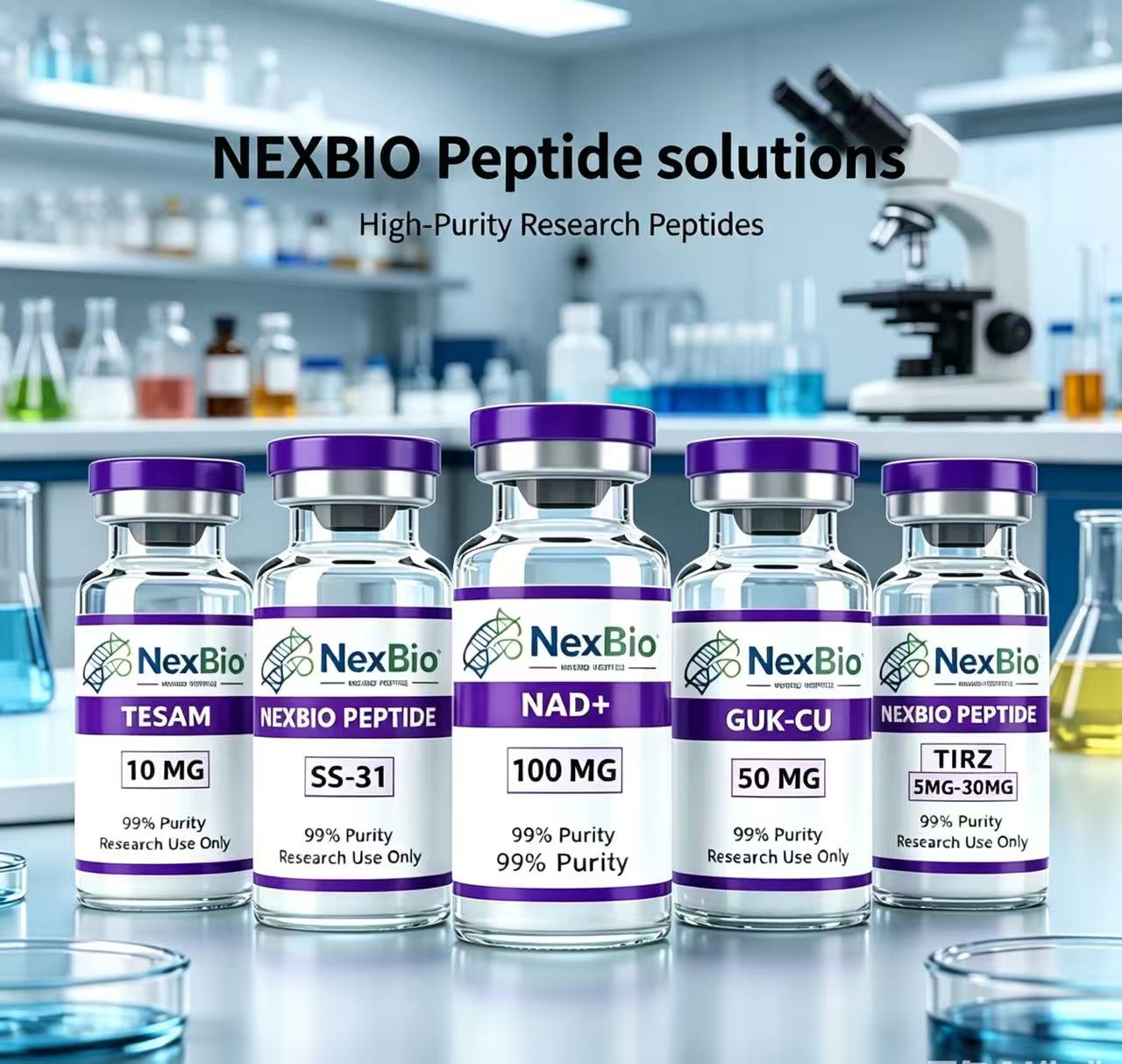 Peptides Online Store Facebook ad from May 9, 2026
