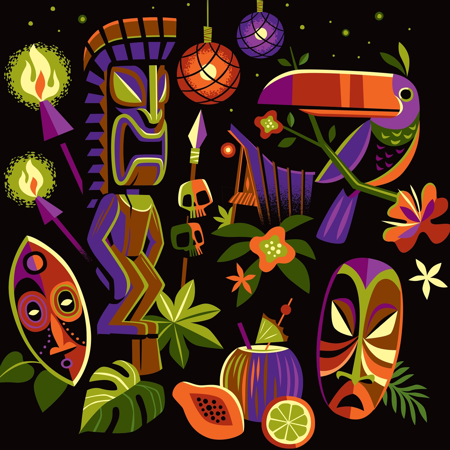 Jeff Granito Facebook ad: Forbidden Jungle is art I created originally for…