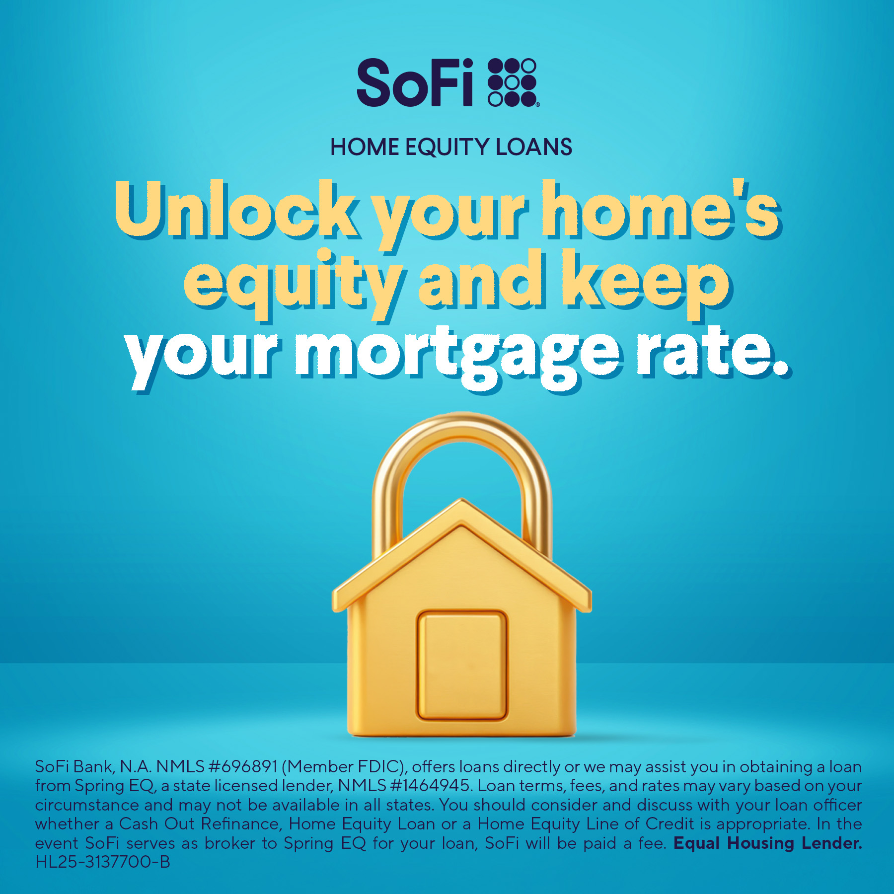 SoFi Facebook ad