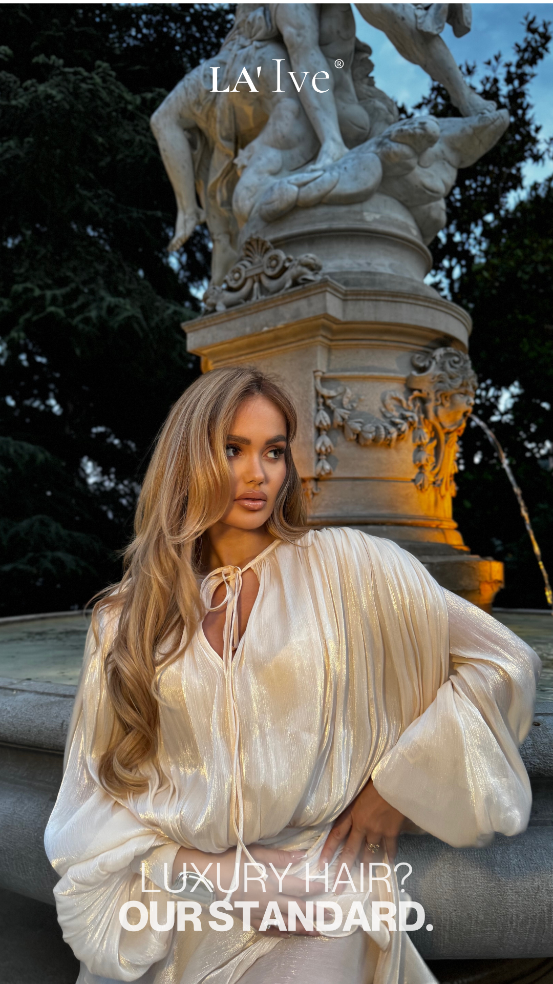 LA' Ive Hair Extensions Facebook ad