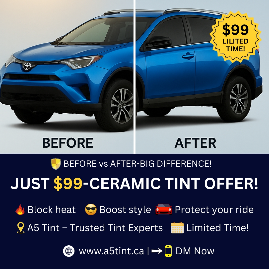 A5 Tint Facebook ad: Get Your Ride Summer-Ready!
