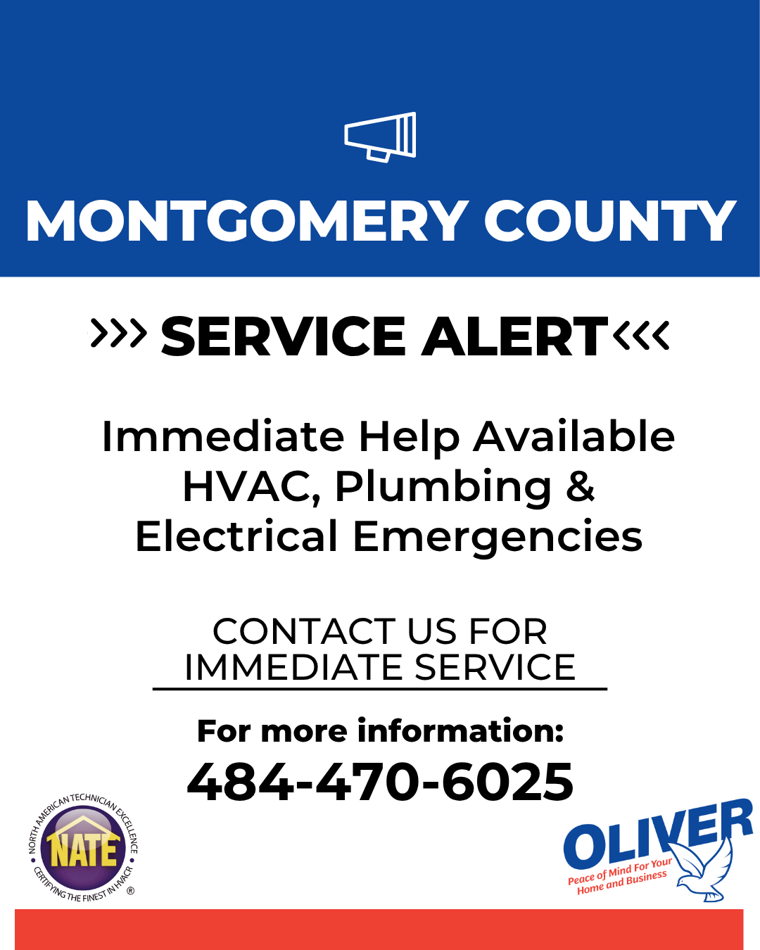 Oliver Heating, Cooling, Plumbing and Electrical Facebook ad