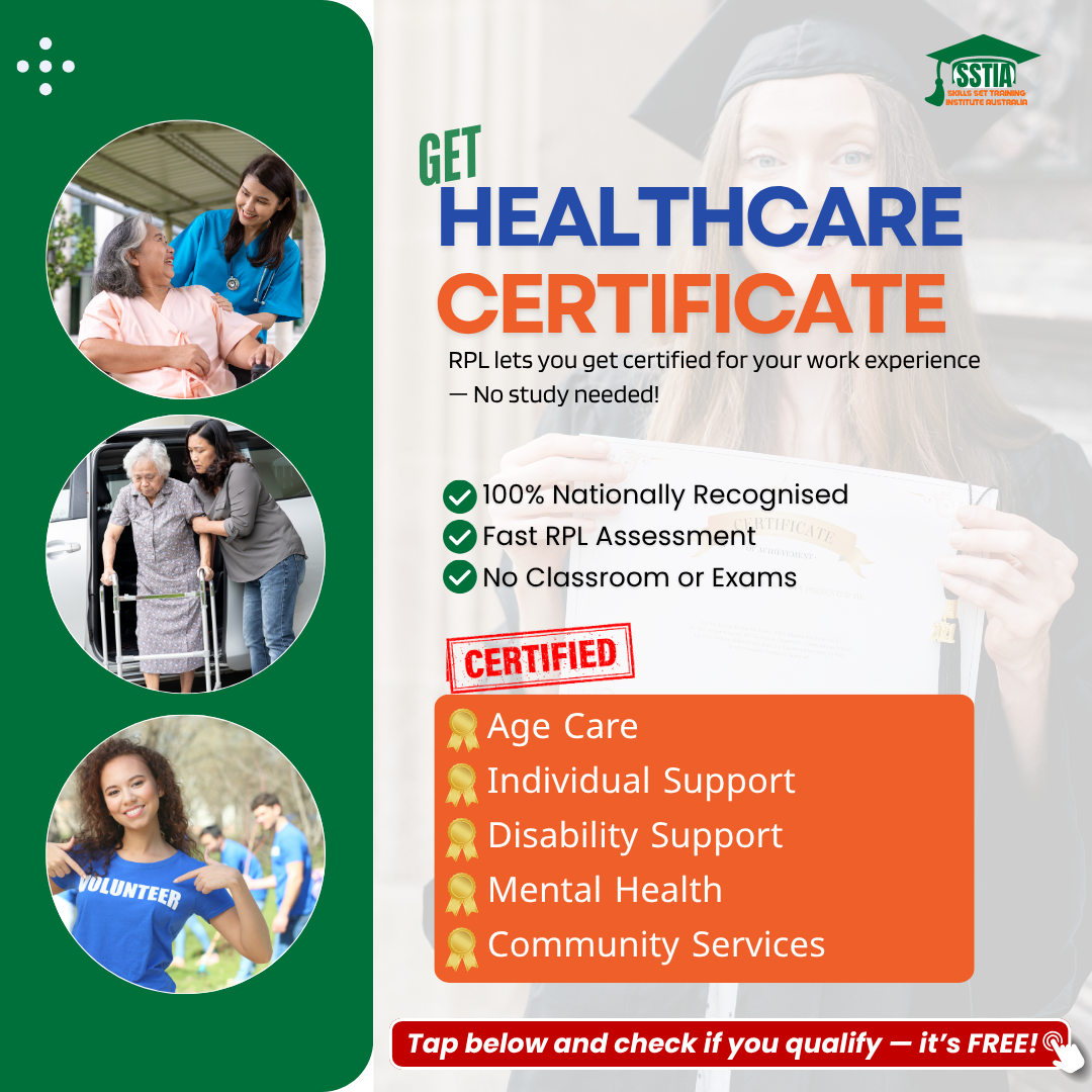 Skills Set Training Institute Australia Facebook ad: Get Certified Within 3 Weeks