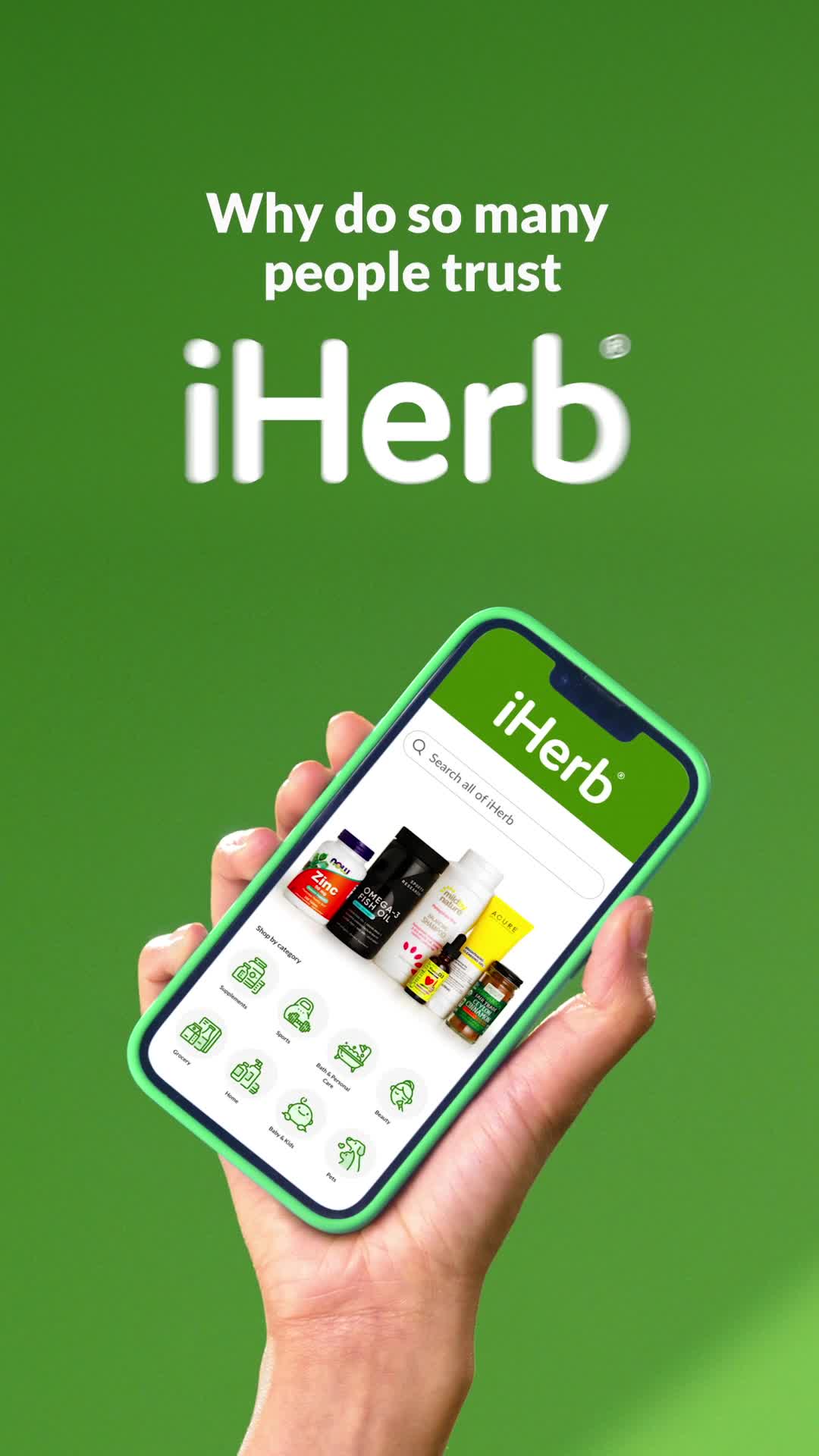 iHerb Facebook ad from Apr 15, 2026