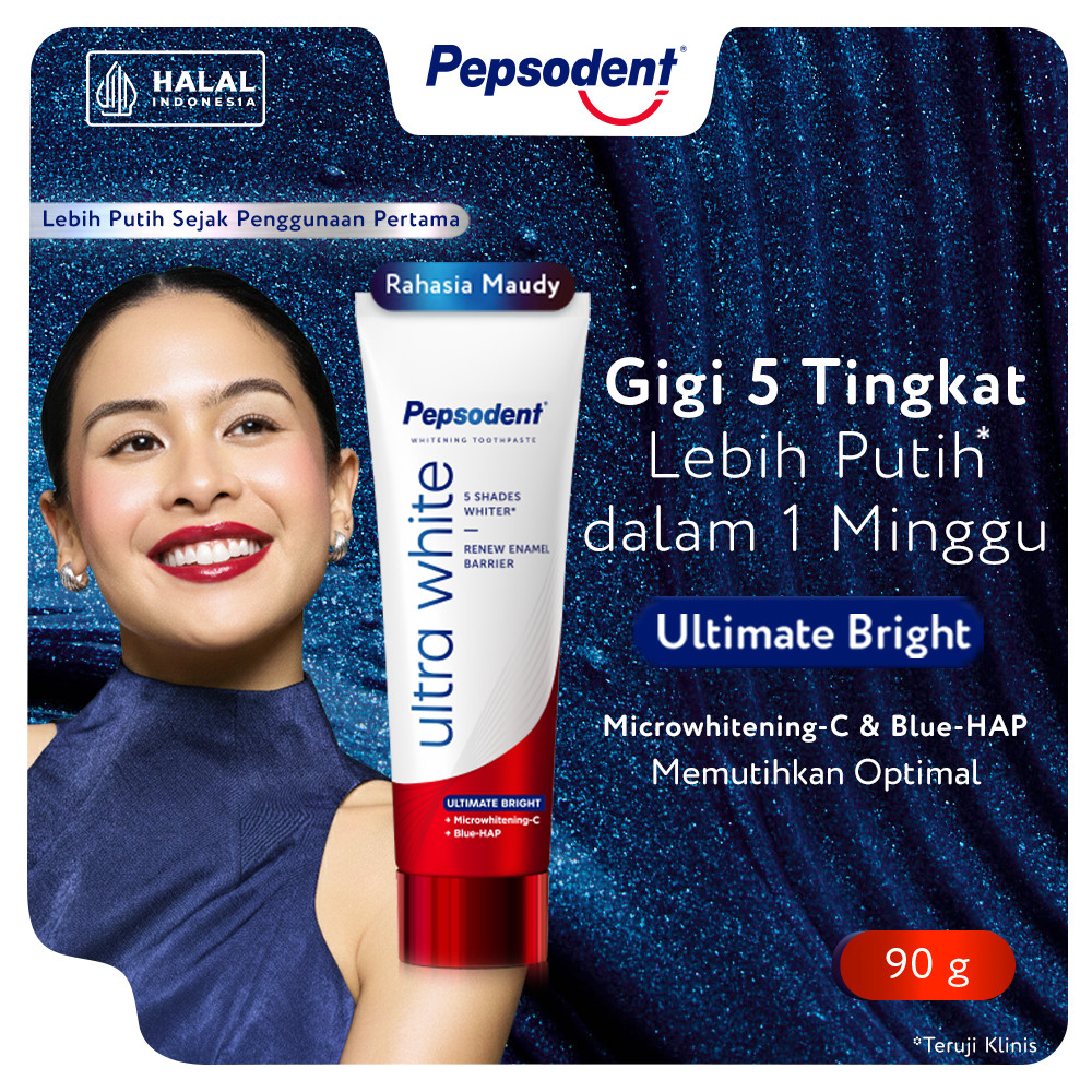 Pepsodent Facebook ad: Gigi 5 tingkat lebih putih dalam 7 hari…