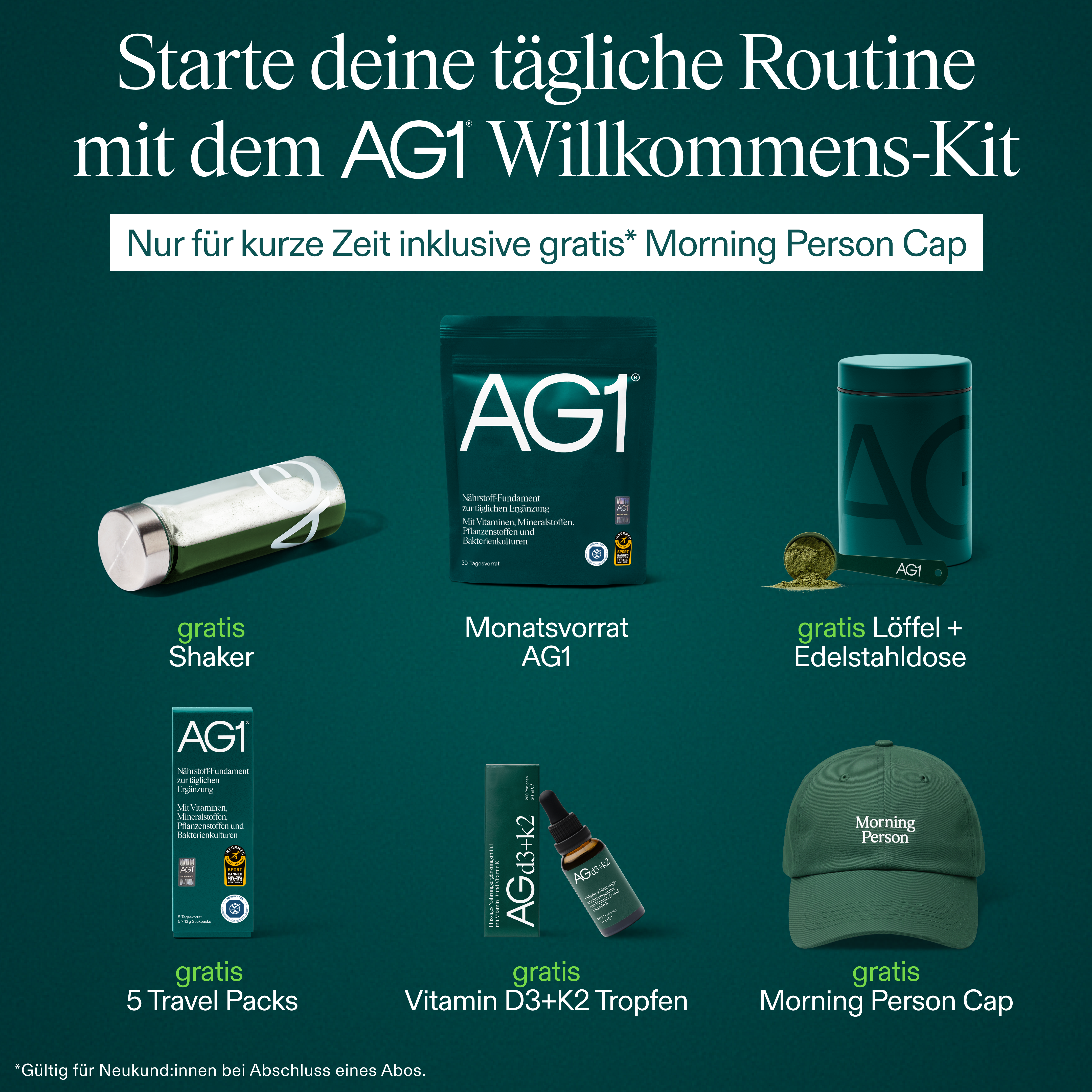 AG1 Deutschland Facebook ad
