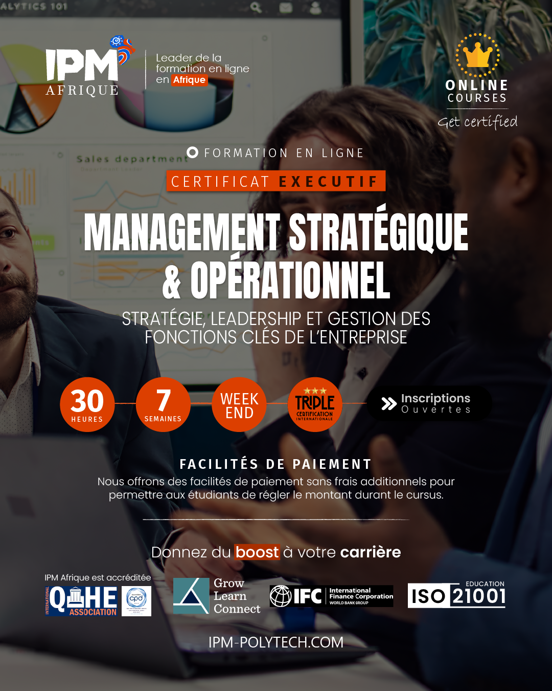 IPM- Institut polytechnique de Marrakech Facebook ad