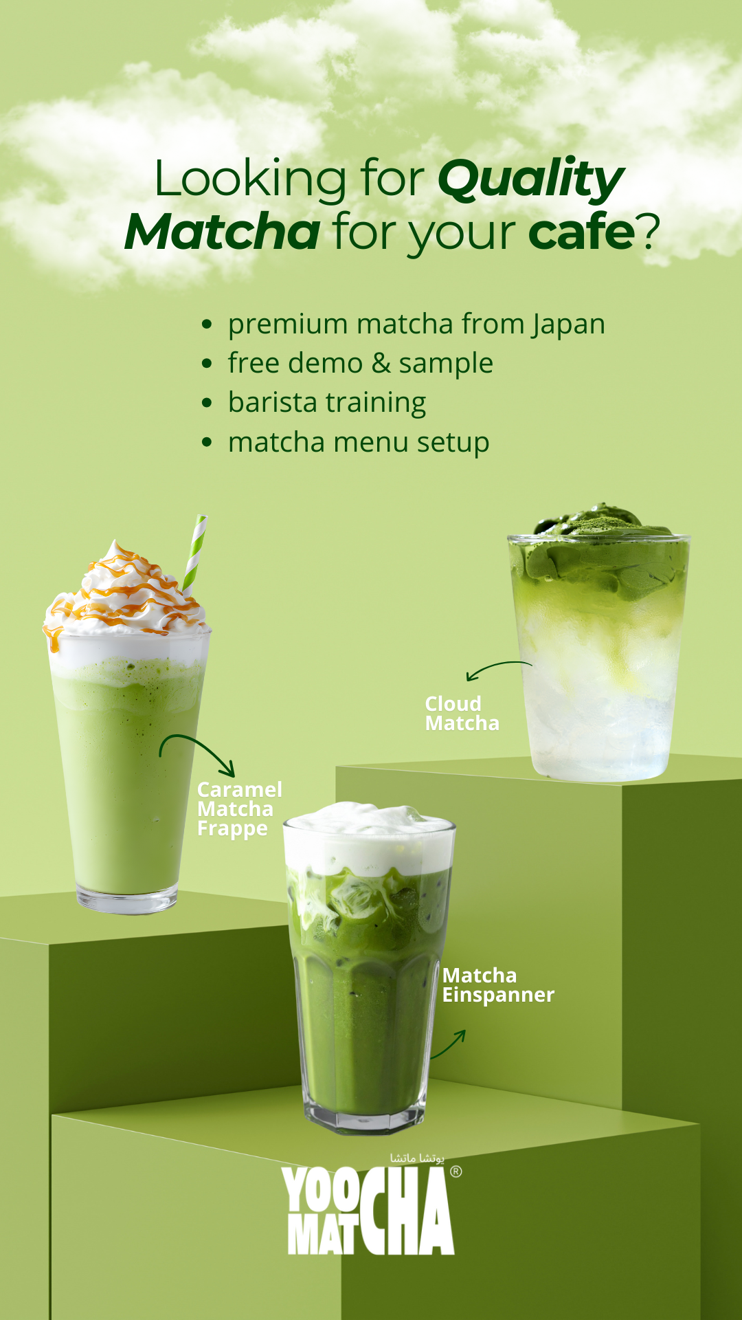 Yoocha Matcha Facebook ad