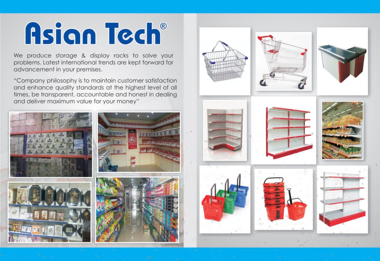 Asian Tech Racks Facebook ad: Sales Office: Timber Road Taxila Cantt