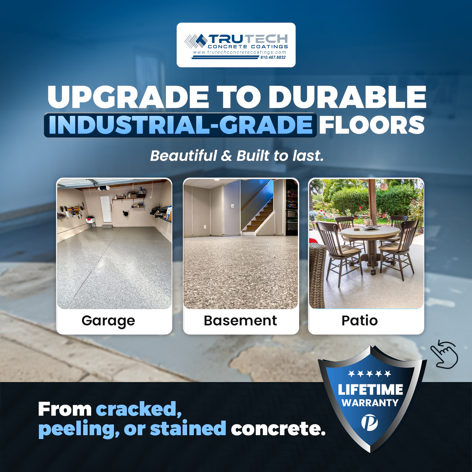 TruTech Concrete Coatings Facebook ad