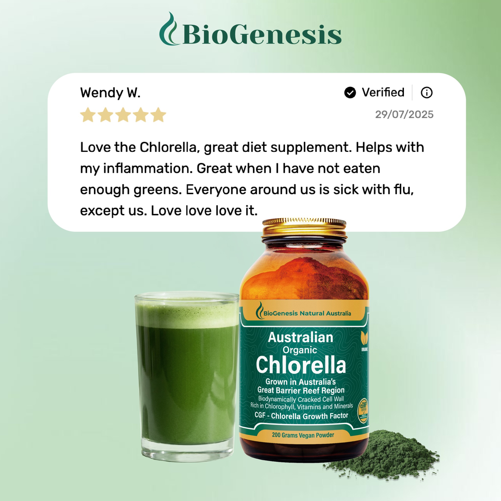 Biogenesis Australia Facebook ad